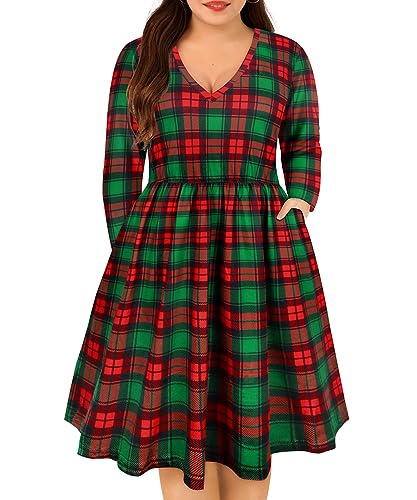 018-red Green Plaid