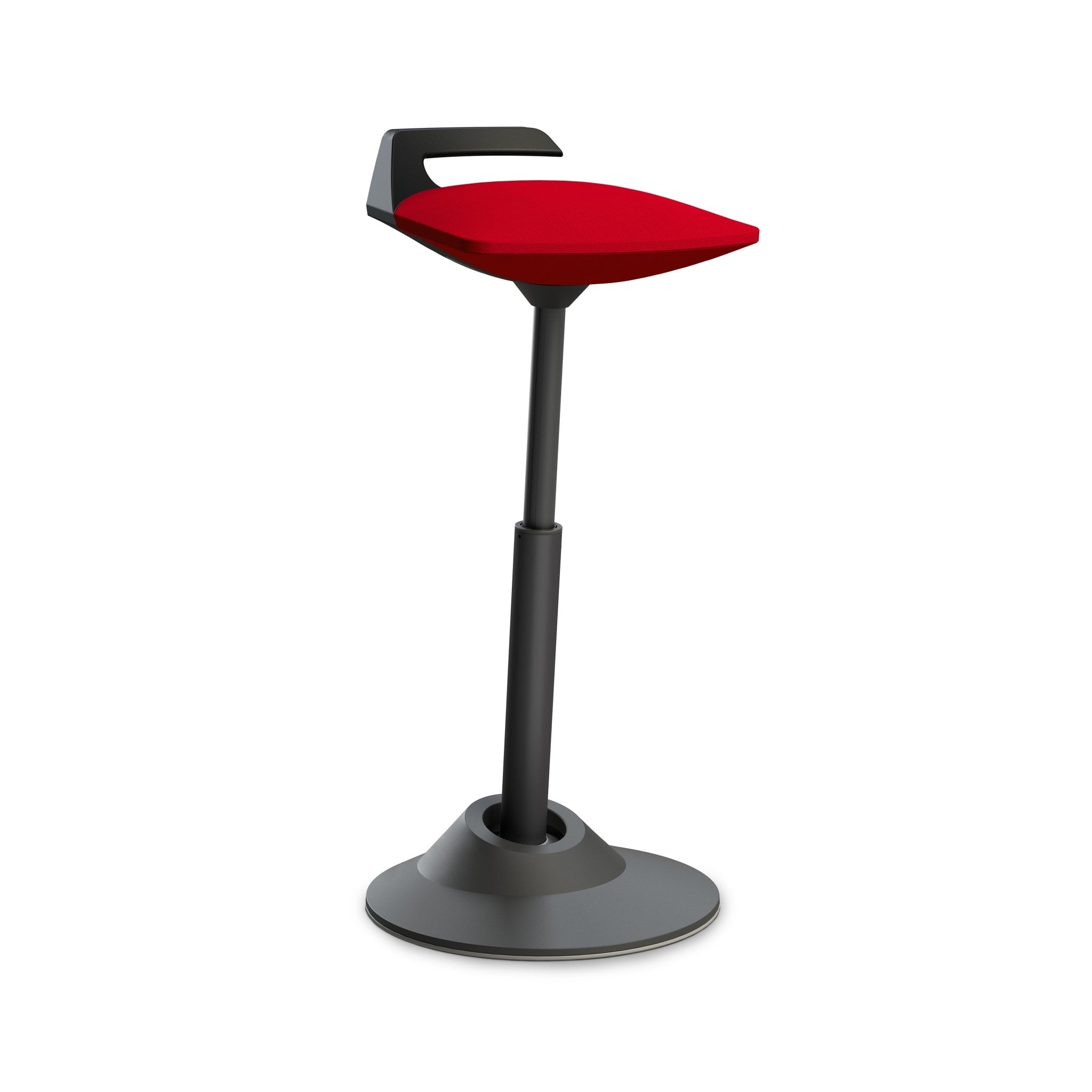 Aeris Muvman Black Ergonomic Office Chair - Adjustable Height & Lumbar Support for Home & Workspace Comfort