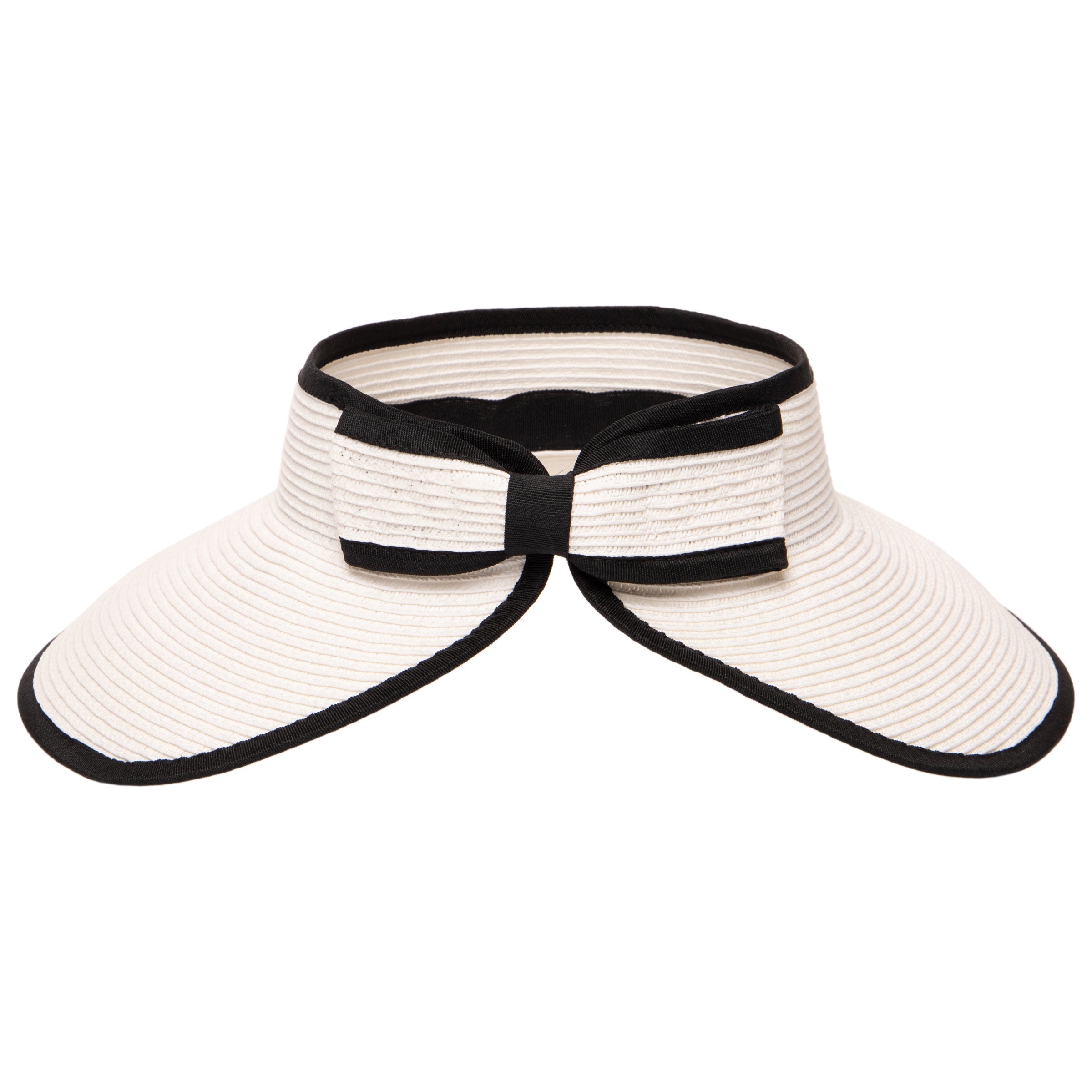 Women's Ultrabraid Visor with Bow - Stylish Sun Hat for Running, Golf, Tennis & Outdoor Activities