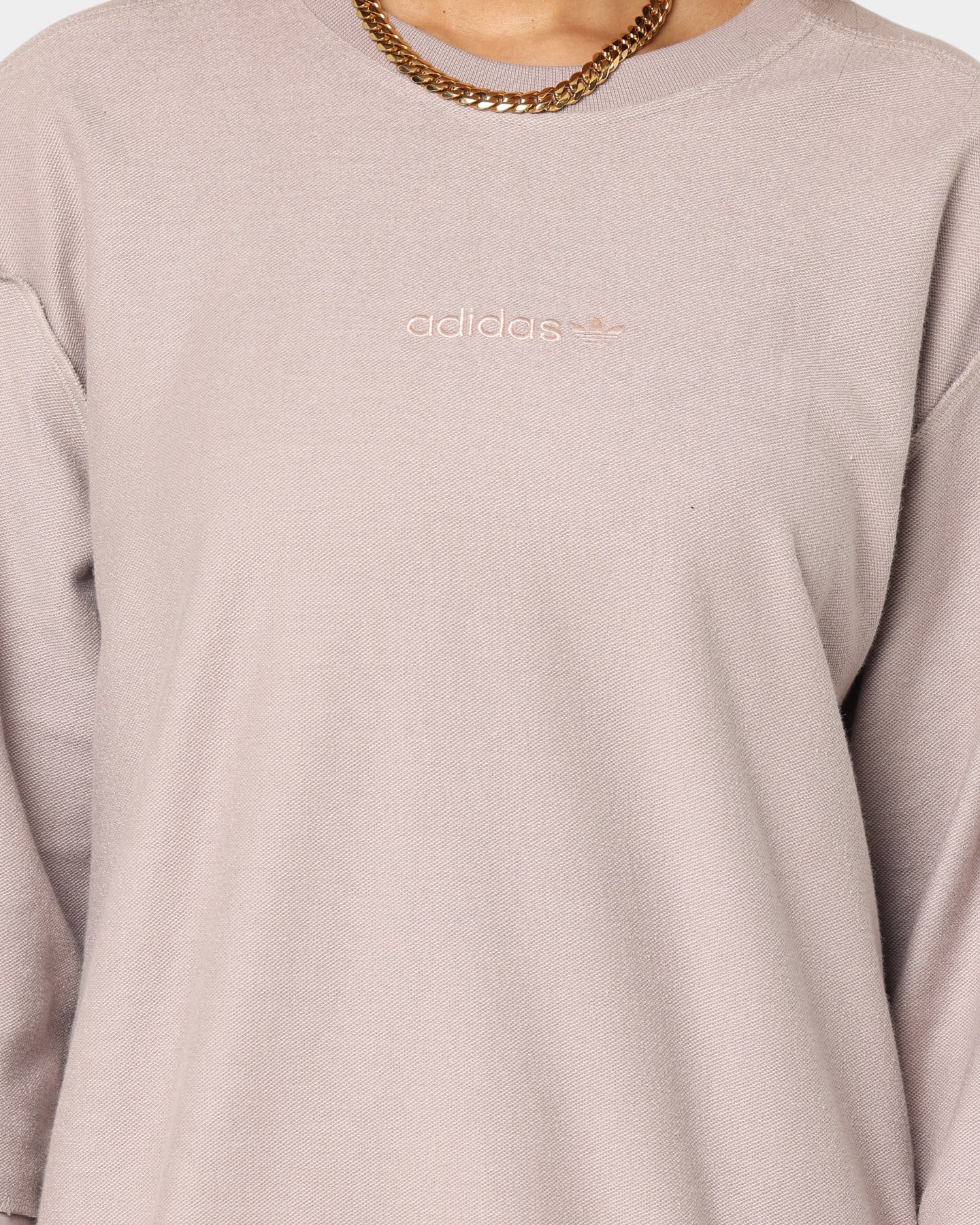 Adidas Loopback Crewneck Sweatshirt for Men & Women - Vapor Grey | Comfortable & Stylish Pullover for Casual Wear, Gym, and Outdoor Activities