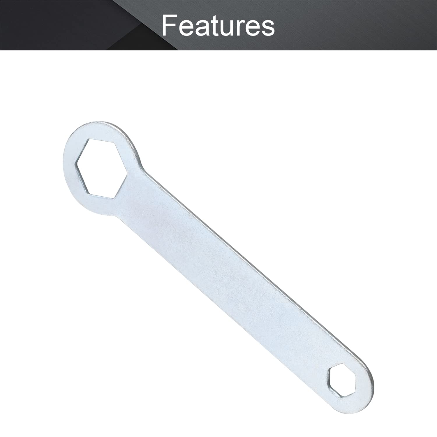 Utoolmart 4-Piece Universal Angle Grinder Wrench Set - Double Ended Box Hex Wrench & Hexagon Spanner for Angle Grinders, Circular Saws - Perfect for Metalworking, Woodworking & DIY Projects