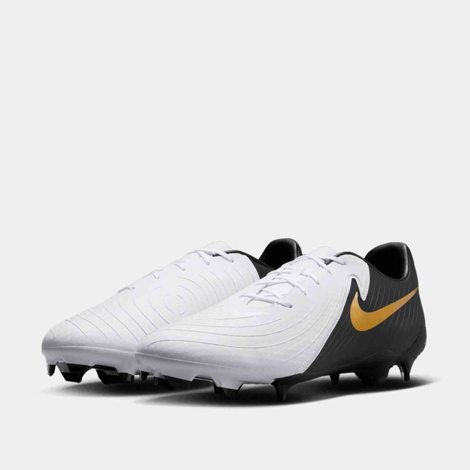 Nike Phantom GX 2 Academy Soccer Cleats - Men's & Women's Football Shoes for Artificial Grass & Turf - Lightweight FG Soccer Boots for Training & Matches