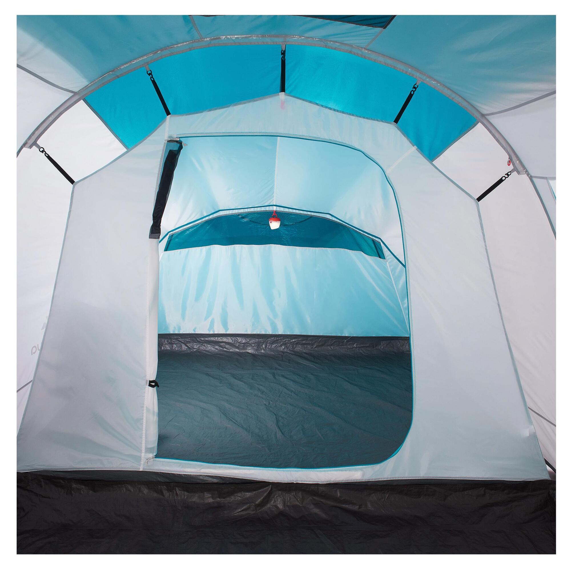 Quechua Arpenaz 4-Person Family Camping Tent - Waterproof & Lightweight for Outdoor Adventures | Perfect for Hiking, Backpacking, and Family Camping Trips