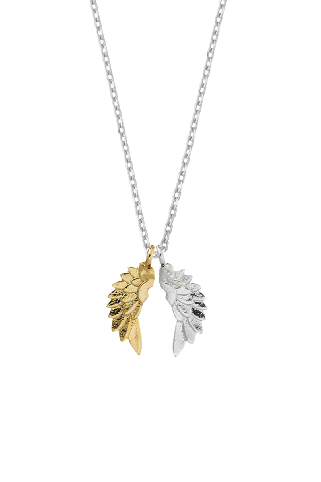 Wings Necklace Eb1131C - Elegant Silver Wing Pendant for Women - Perfect for Everyday Wear, Gifts & Special Occasions