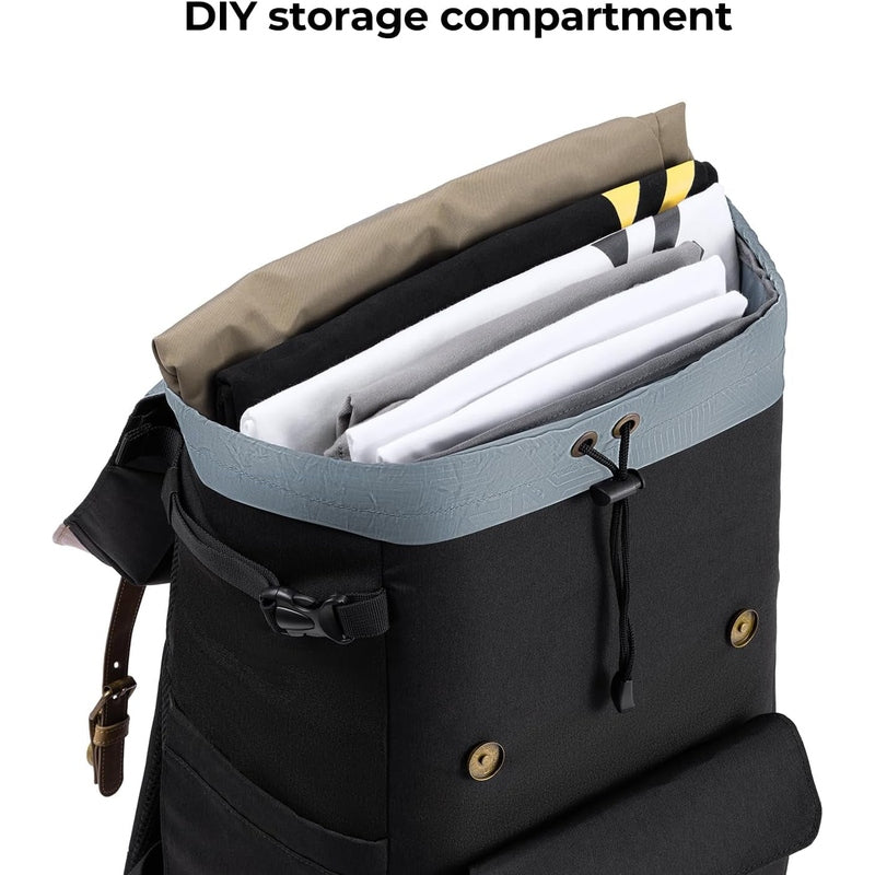 K&F Concept Professional Camera Backpack - Waterproof DSLR/SLR/Mirrorless Bag with Laptop Compartment & Tripod Holder - Perfect for Travel, Hiking & Photography Sessions