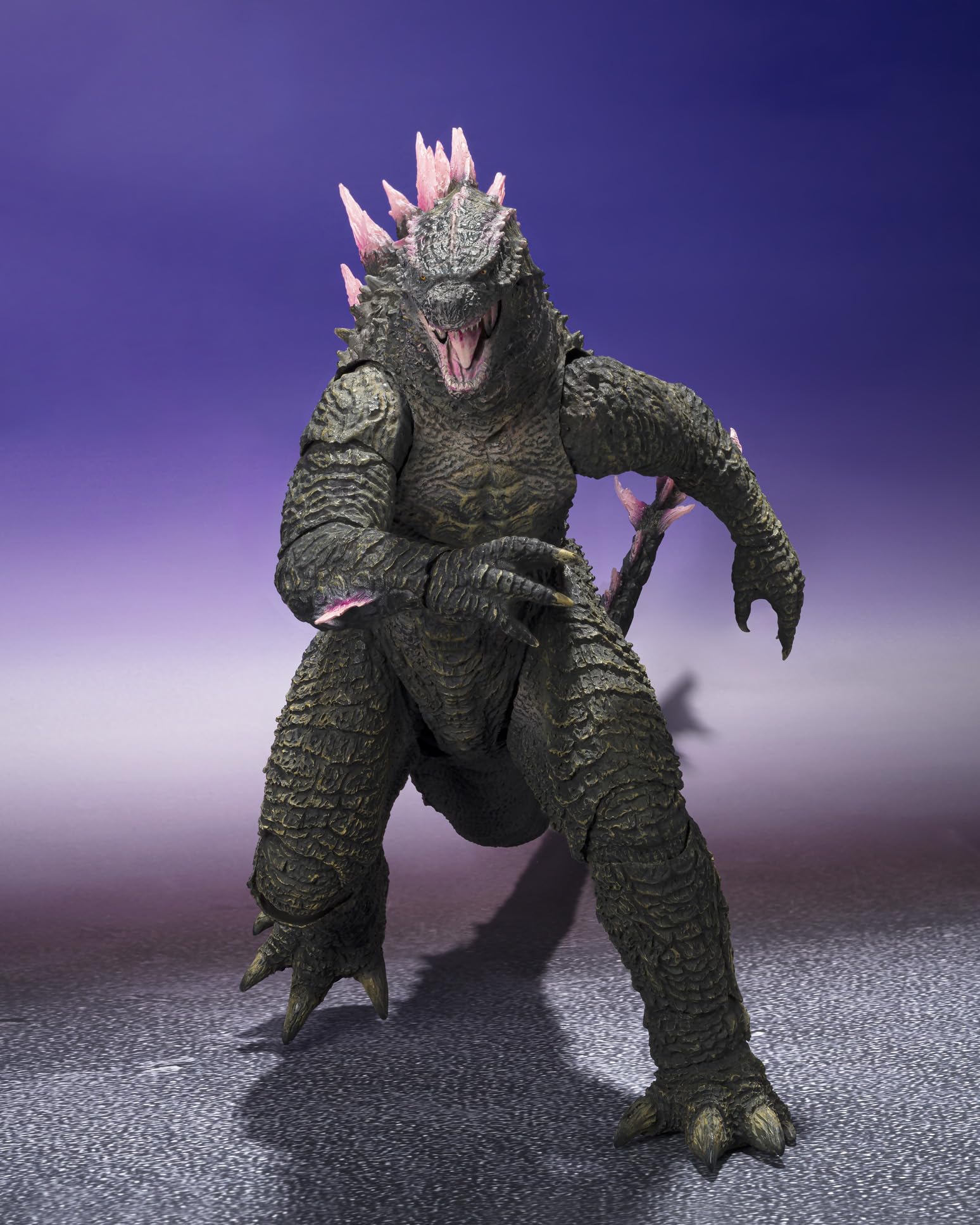 TAMASHII NATIONS Godzilla Evolved S.H.MonsterArts Action Figure - Godzilla x Kong: The New Empire (2024) - Collectible Movie Toy for Display & Play - Perfect for Fans, Collectors, and Home Decor