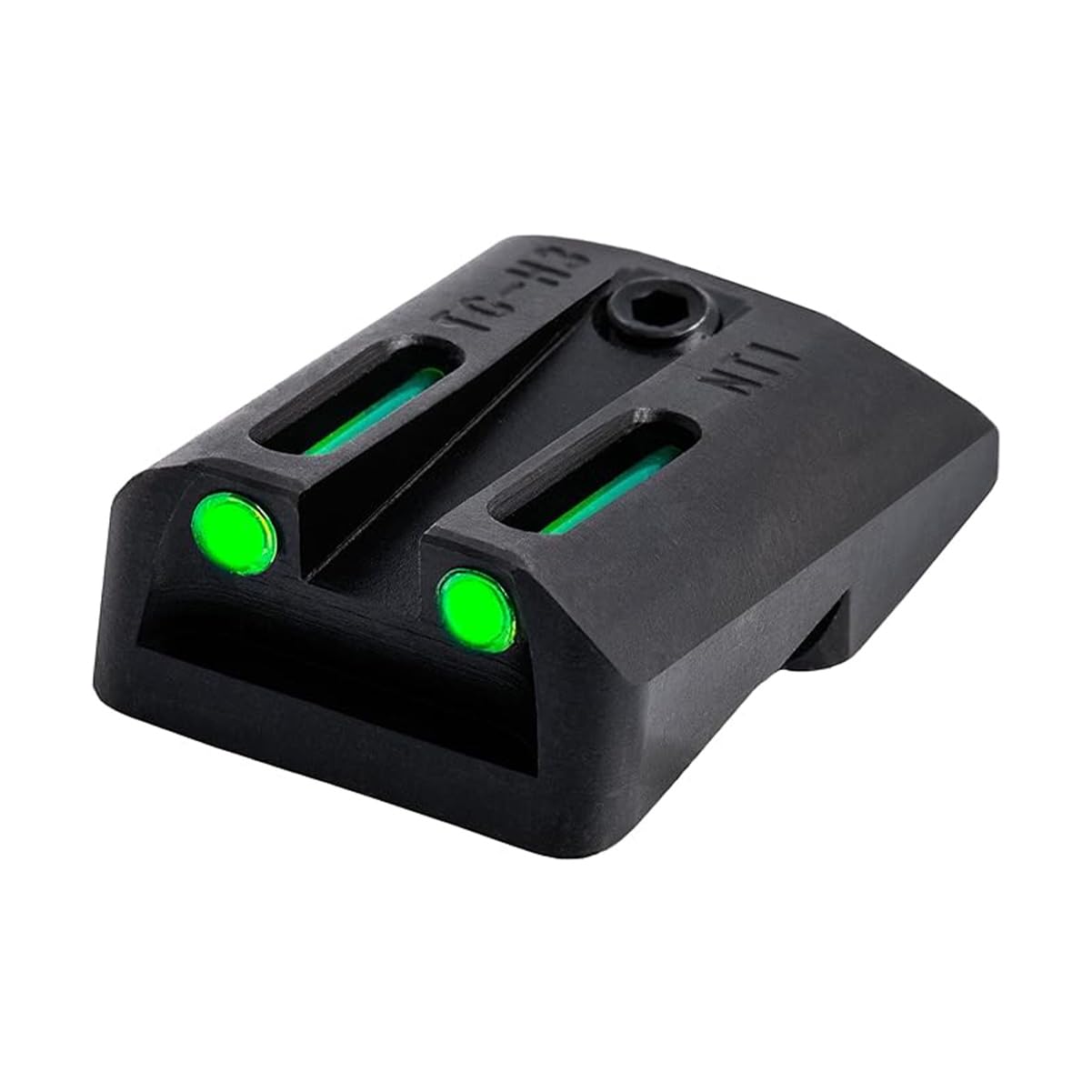Truglo TFO Tritium & Fiber-Optic Handgun Sight Set - High Visibility Front & Rear Night Sights for 1911 Pistols | Compact, Durable Design for Tactical Shooting, Home Defense & Low Light Conditions