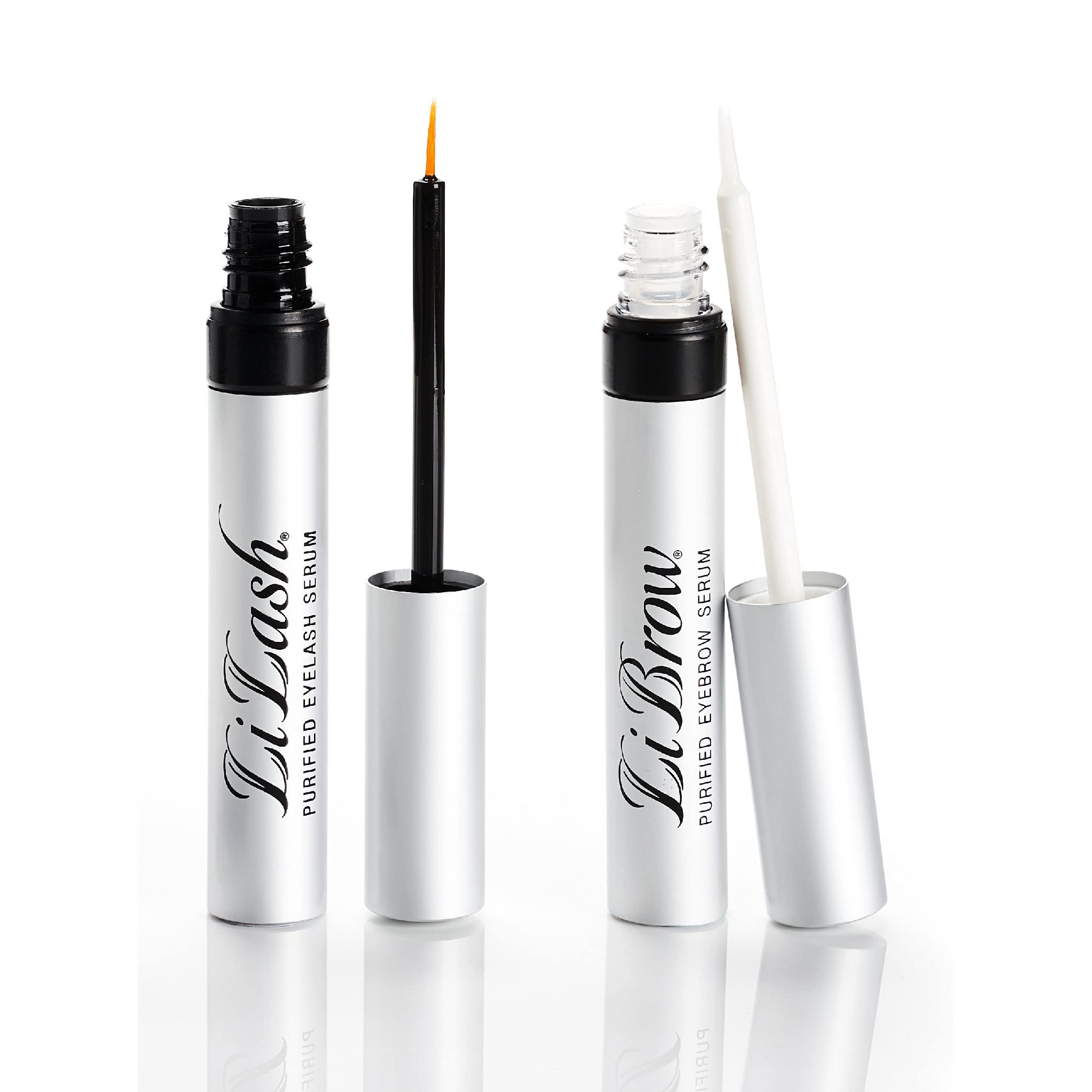 LiLash & LiBrow Best Sellers Set - Eyelash & Eyebrow Growth Serum Kit with Purified Formulas | Natural Lash & Brow Enhancer for Longer, Thicker Lashes & Fuller Brows | Perfect for Daily Beauty Routine & Special Occasions