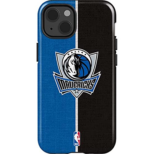 Skinit Impact-Resistant Phone Case for iPhone 13 - Officially Licensed NBA Dallas Mavericks Canvas Design | Durable Protection for Basketball Fans & Everyday Use