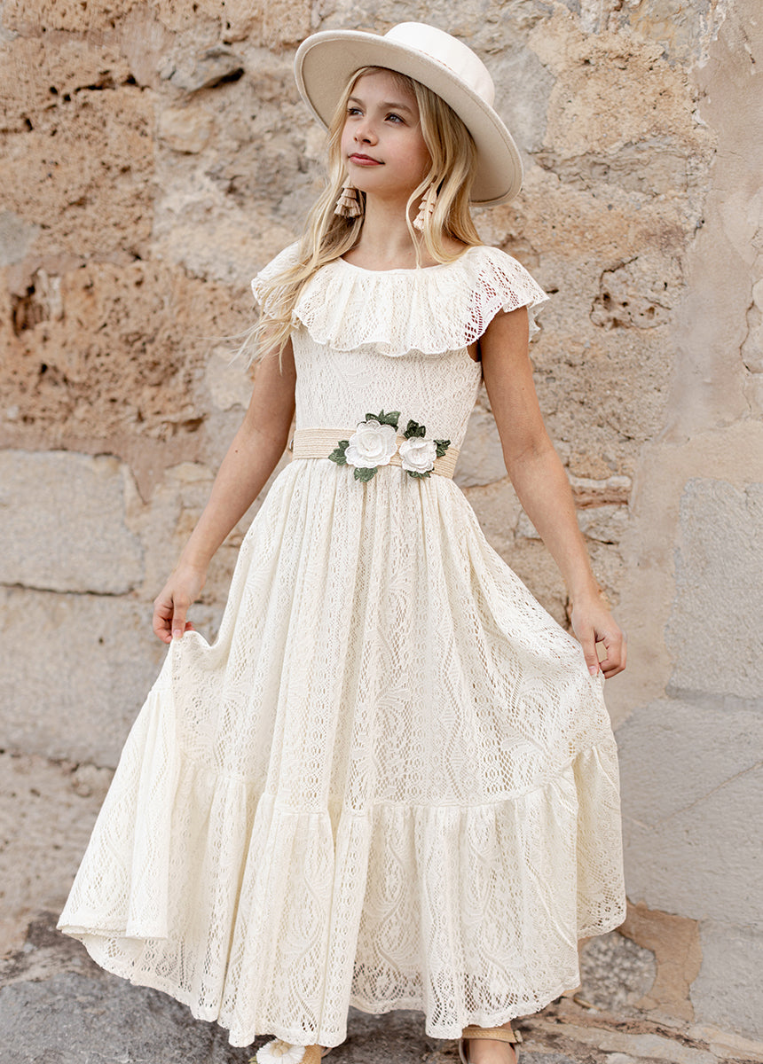 Ravvy Cream Dress for Women - Elegant & Comfortable Casual Wear for Parties, Dates & Office