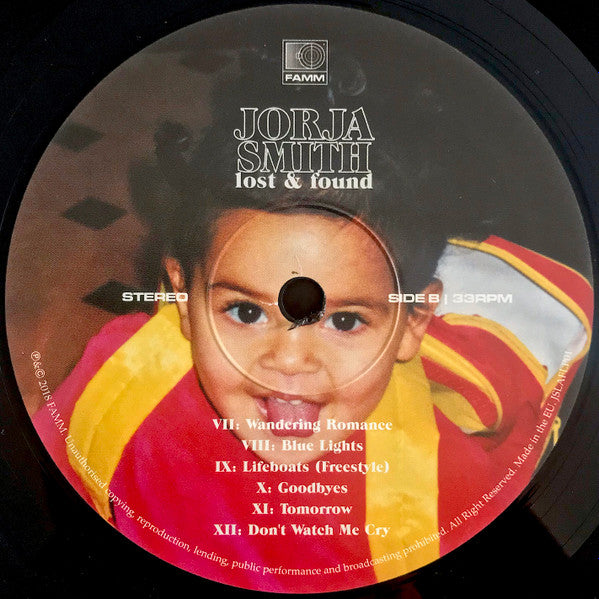 Jorja Smith Lost & Found Vinyl LP Album 180g Near Mint (NM/M) - Perfect for Record Collectors & Music Lovers