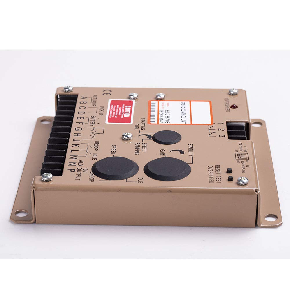 ESD5570E Diesel Generator Speed Control Unit - Engine Governor Controller for Power Backup & Industrial Use