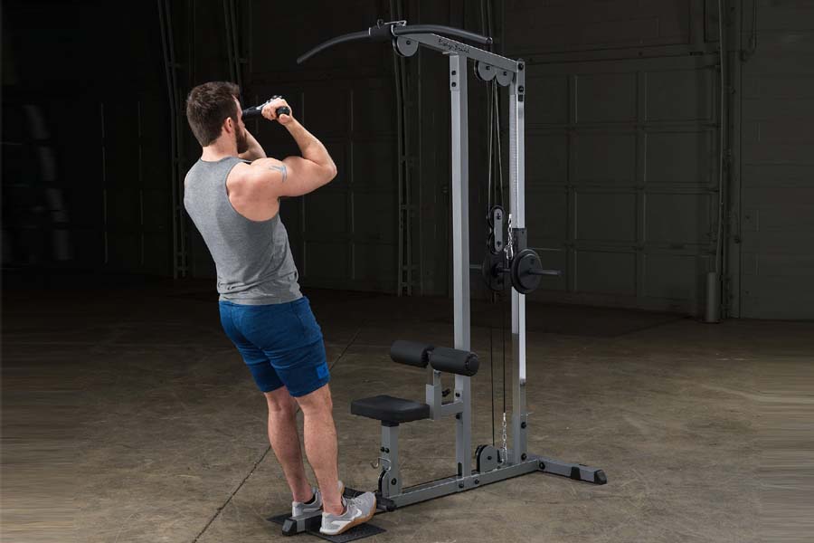 Body Solid Pro Lat Pulldown Machine - Heavy Duty Gym Equipment for Home & Commercial Use - Perfect for Strength Training & Back Workouts
