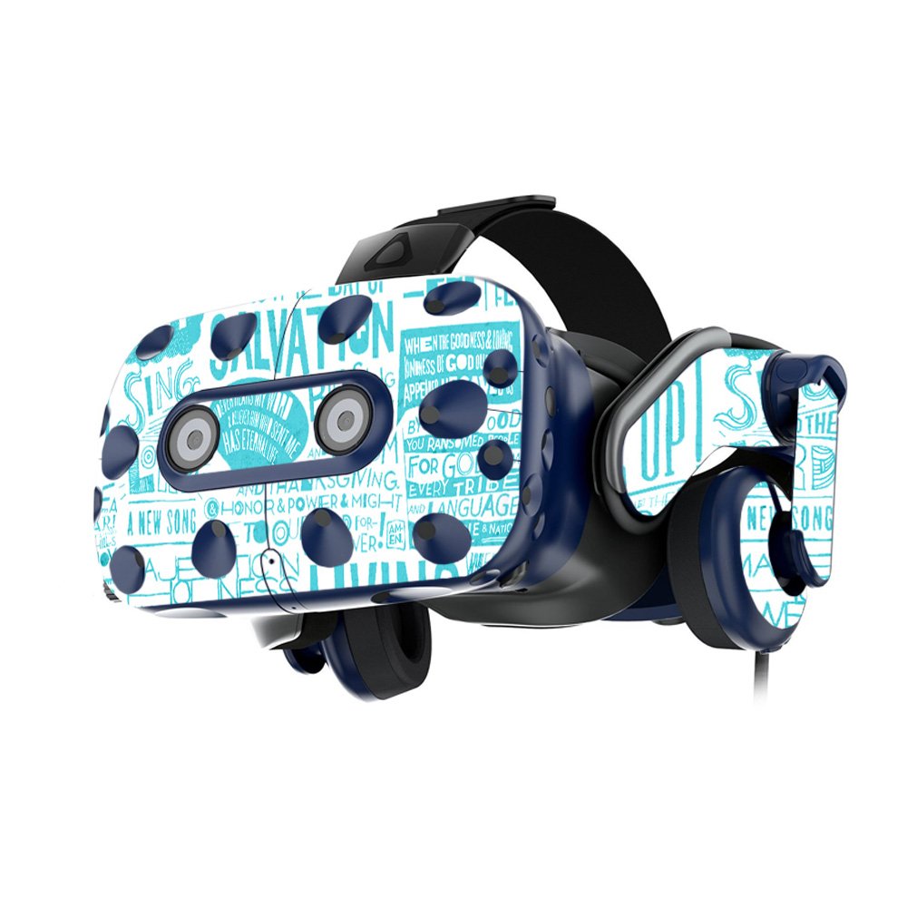 MightySkins Vinyl Decal Wrap Cover for HTC Vive Pro VR Headset - Faith Design | Protective, Durable, Customizable Skin | Easy to Apply & Remove | Made in USA | Perfect for Gaming, VR Enthusiasts & Personalization