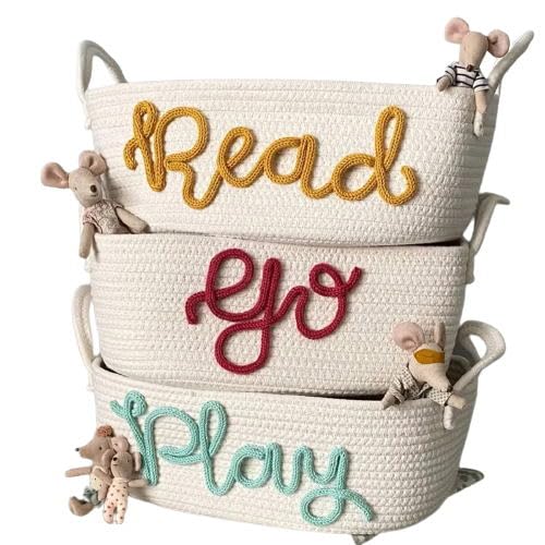 Personalized Baby Gift Basket with Custom Name & Monogram - Newborn Toy Storage Basket - Perfect for Baby Showers, Birthdays & Nursery Organization