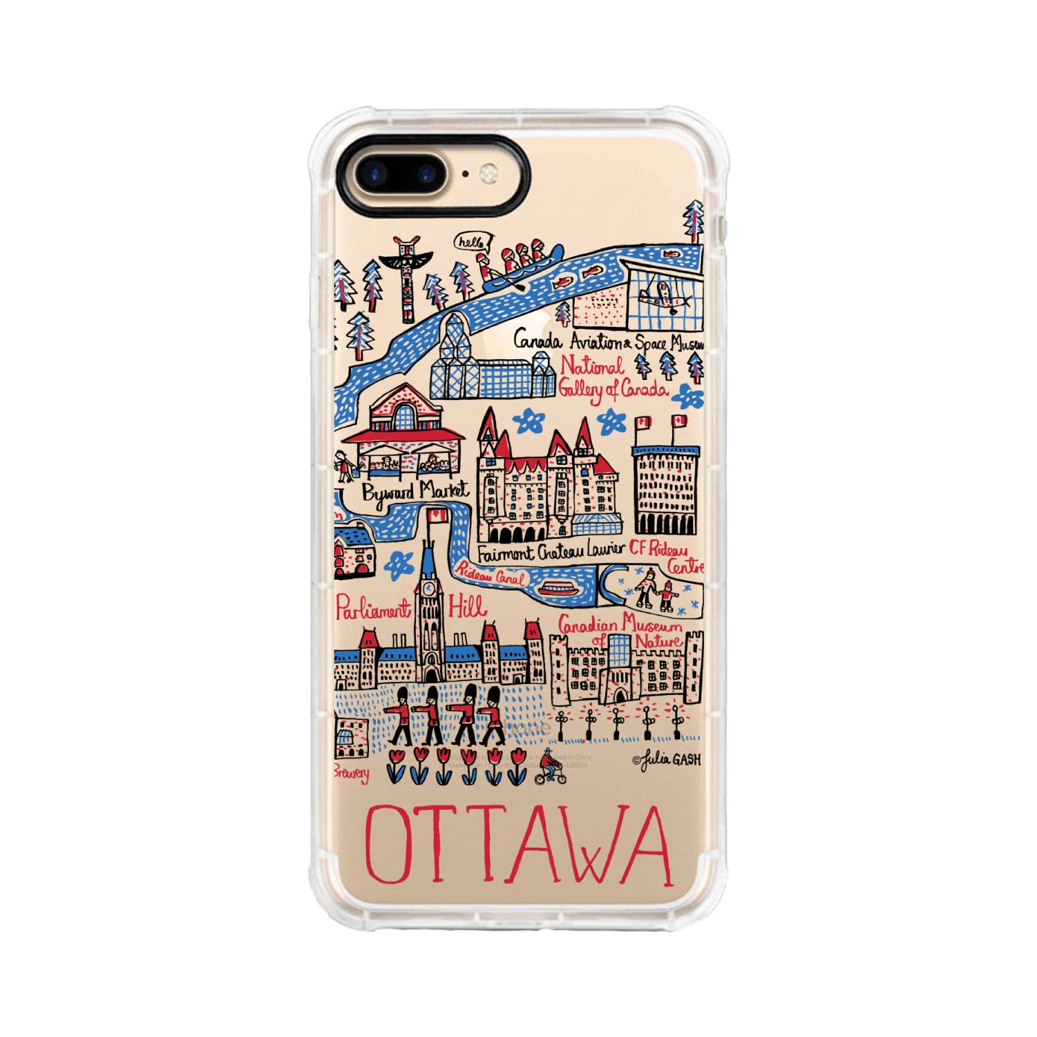 OTM Essentials Ottawa Cityscape Travel Phone Case - Durable Protective Cover for iPhone & Samsung - Perfect for Travel, Sightseeing & Daily Use