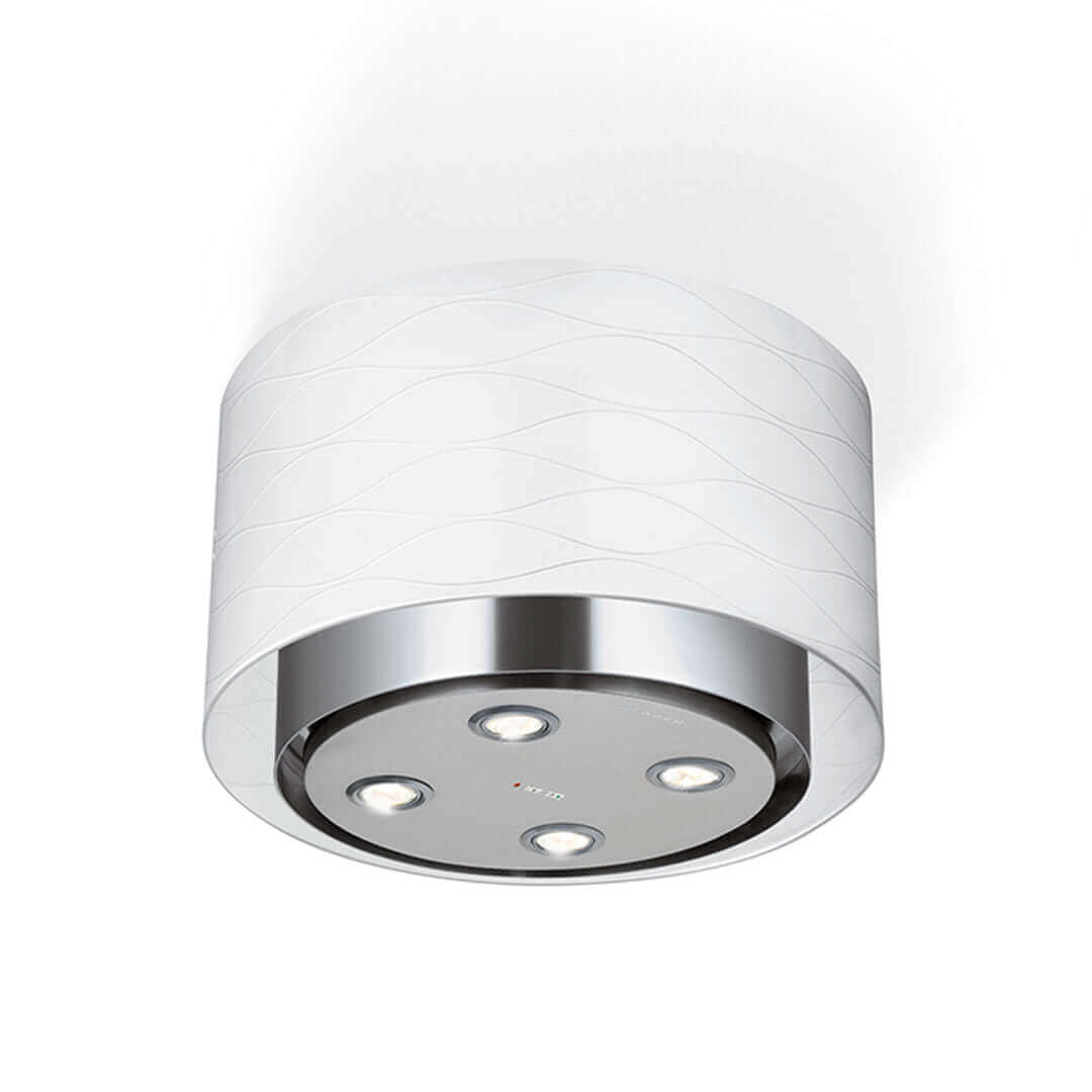 Stainless Steel Faber Zoom 16 Inch Island Mount Range Hood - Powerful Kitchen Ventilation for Cooking, Grilling & Baking