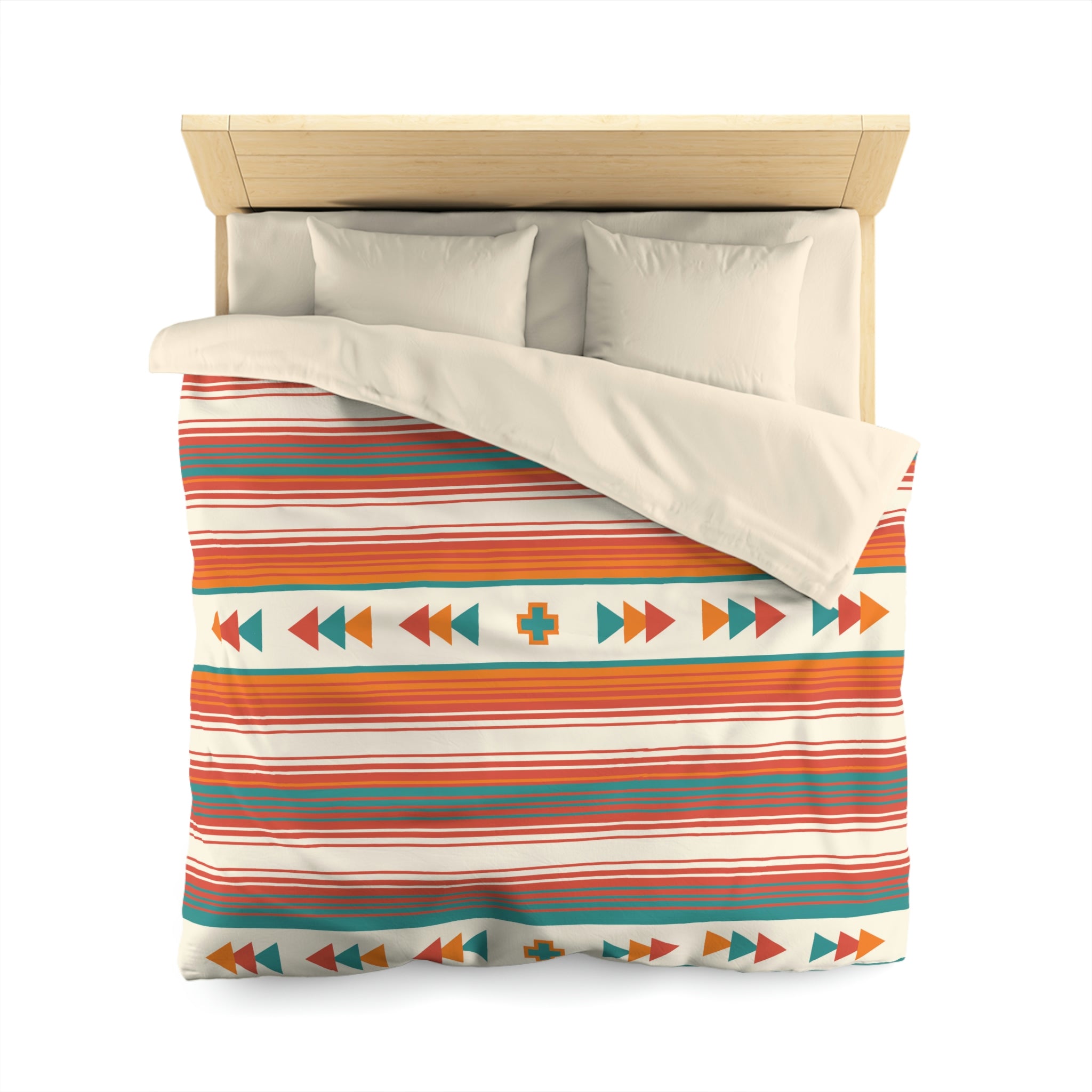 Luxury Modern Duvet Cover Set for Queen Bed - Soft Bedding Comforter Cover with Pillowcases - Home Decor for Bedroom & Guest Room - Perfect for Hotels, Airbnb & Cozy Home Styling