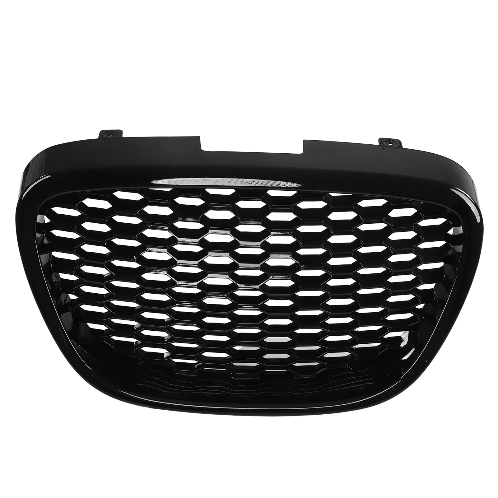 Black ABS Mesh Front Bumper Grille Guard - Glossy Heatproof Replacement Grille for FR & Car R Models (Part #1133007) | Perfect for Car Upgrades & Off-Road Protection