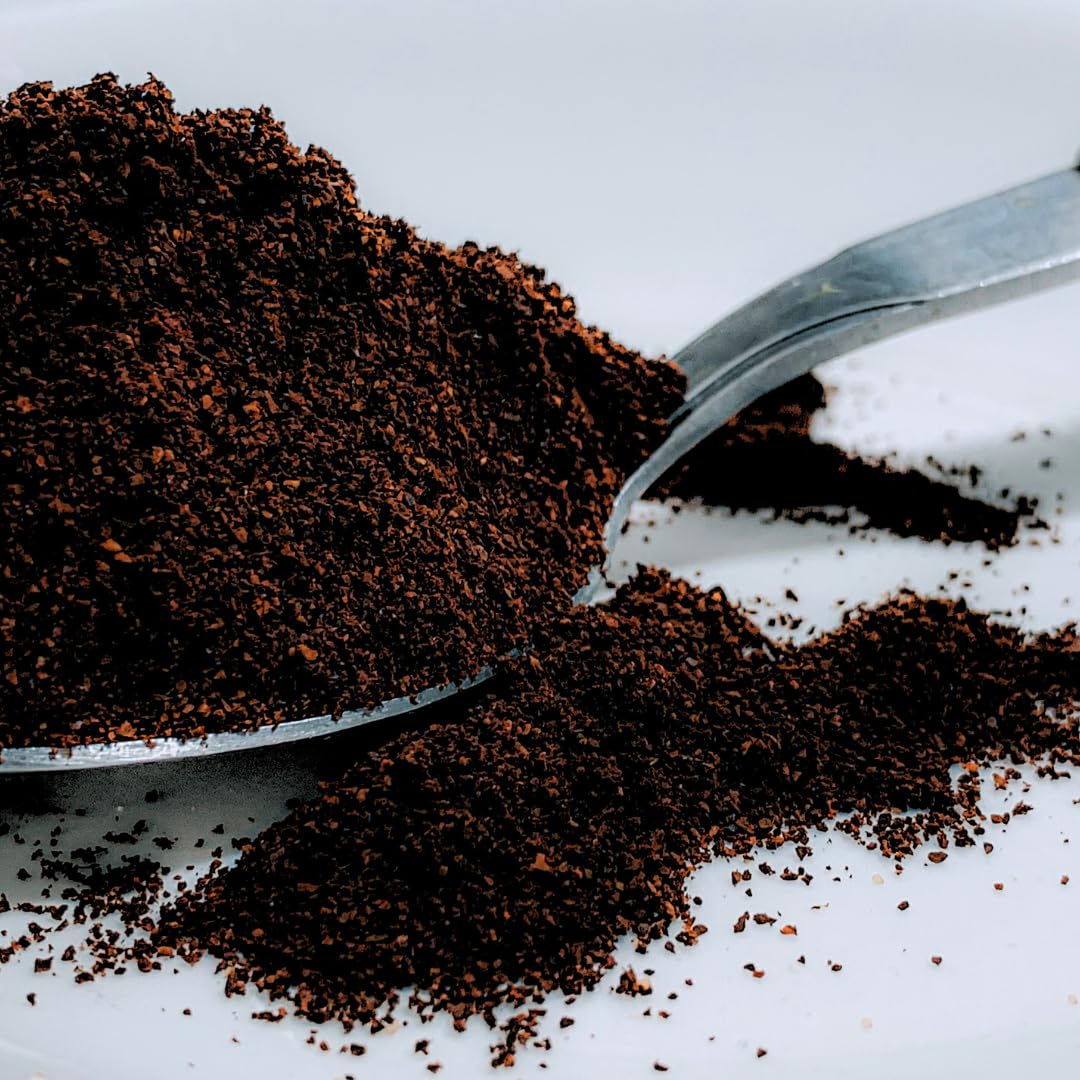 Decaf Instant Coffee Granules - Medium Dark Roast, Non-GMO (5 oz) - Perfect for Home & Office