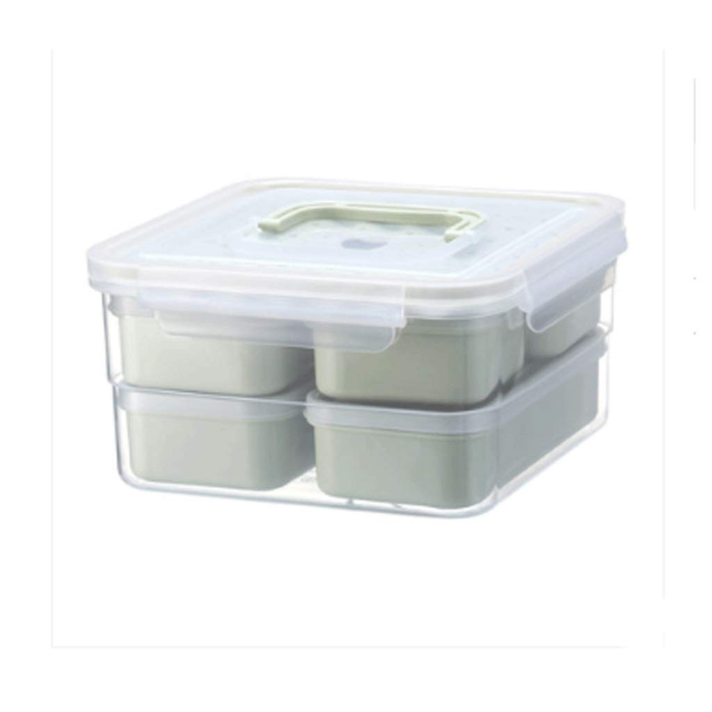 GPPZM Insulated Electric Lunch Box - Portable Double Layer Heated Food Container for Office Workers - Bento Box for Hot Meals (Color: B) - Perfect for Office, School, Travel & Outdoor Activities