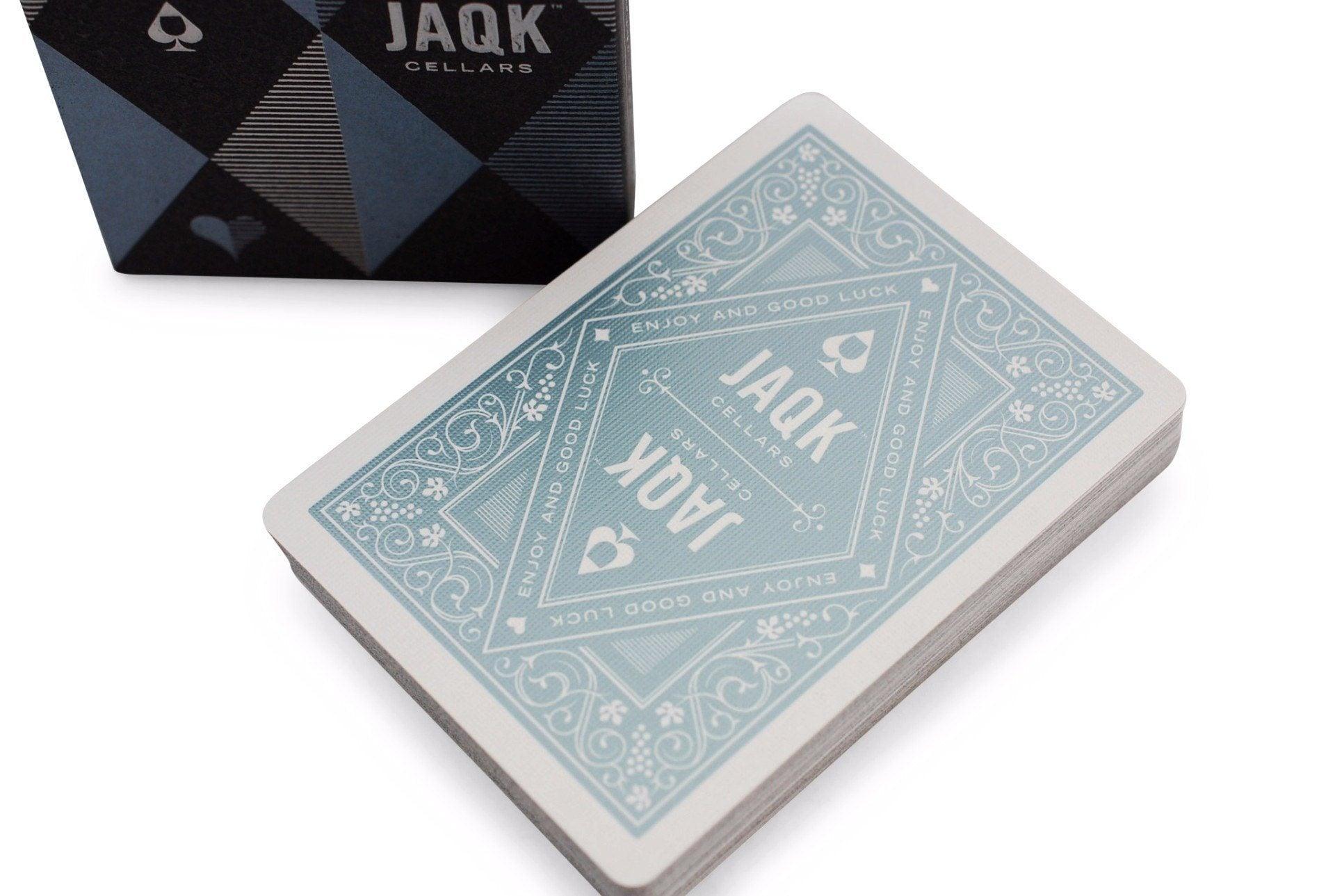 Blue Jaqk - Premium Quality Blue Playing Cards for Poker, Magic Tricks & Card Games | Perfect for Casino Nights, Parties & Collectors