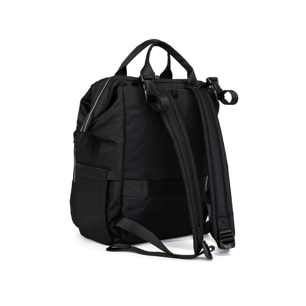 Hedgren Cherub Baby Backpack with Changing Mat - Black | Waterproof Diaper Bag for Travel, Daycare & Outdoor Adventures | Perfect for Parents & Caregivers