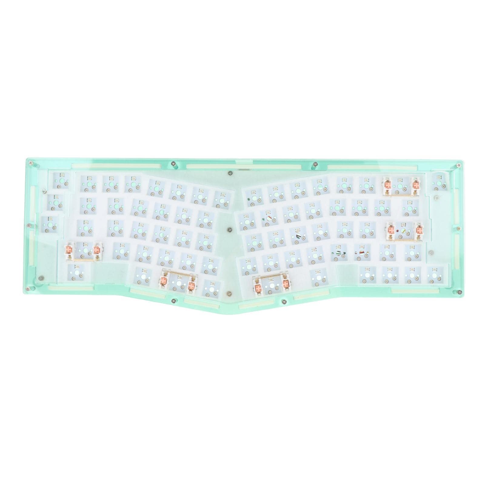 figatia 6 Mechanical Keyboard - Compact 60% Layout Wired Gaming Keyboard for Windows PC & Laptops - Green Backlit Keys for Typing, Gaming & Office Work