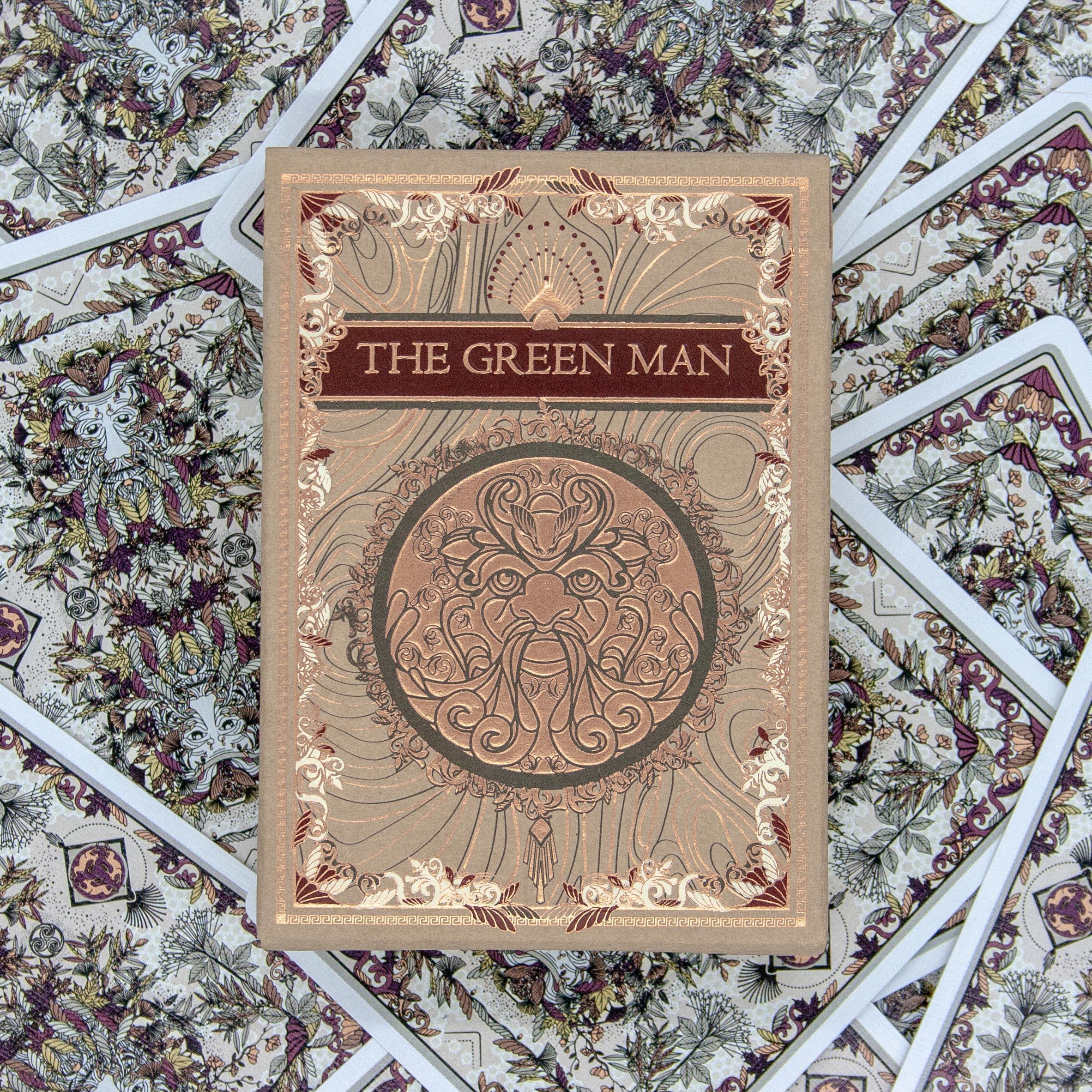 Premium The Green Man Autumn Playing Cards - Vintage Style Deck for Poker, Magic Tricks & Collectors - Perfect for Game Nights, Gifts & Cardistry