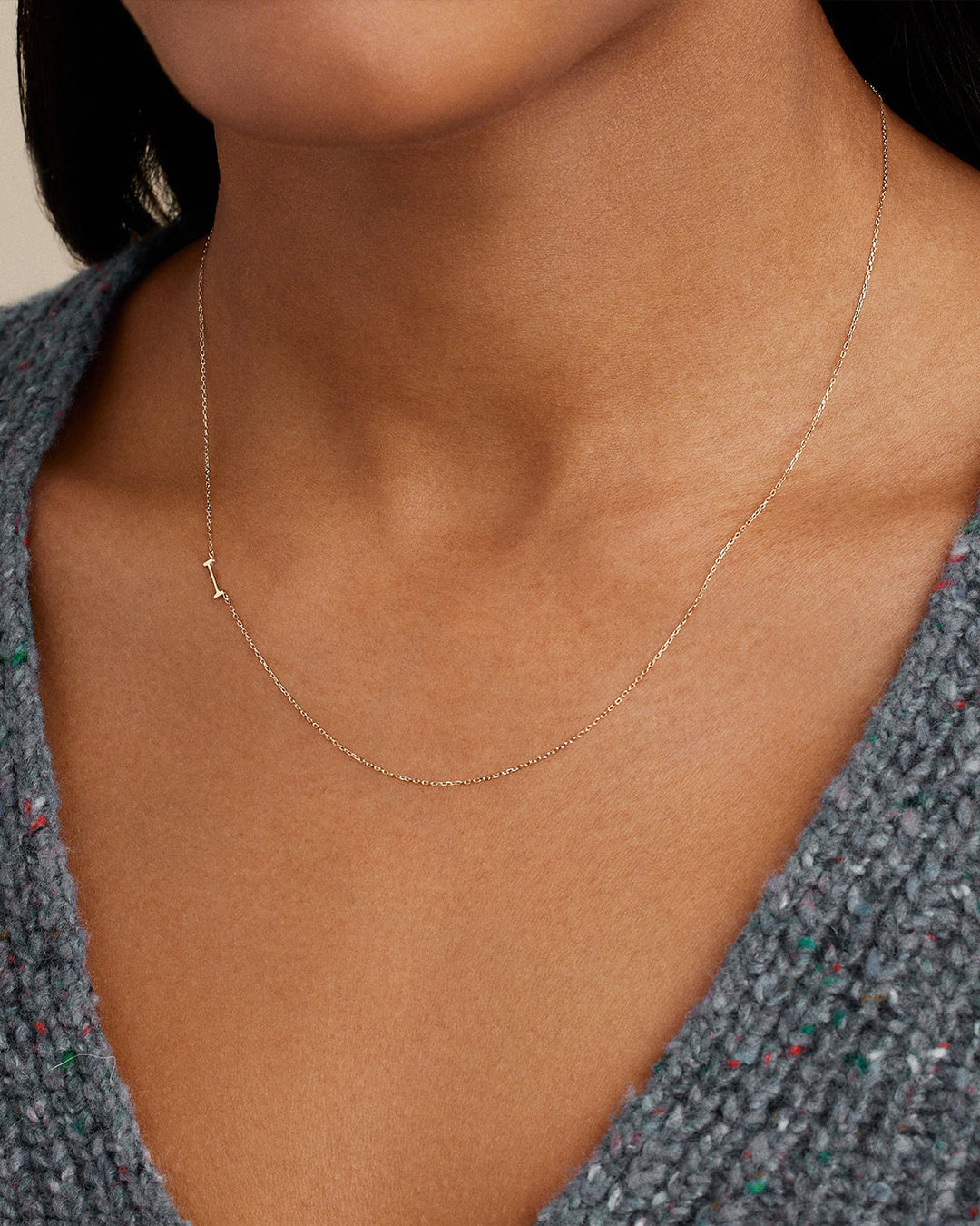 14K Gold Alphabet Necklace - Personalized Initial Pendant Jewelry for Women - Perfect for Gifts, Birthdays & Everyday Elegance