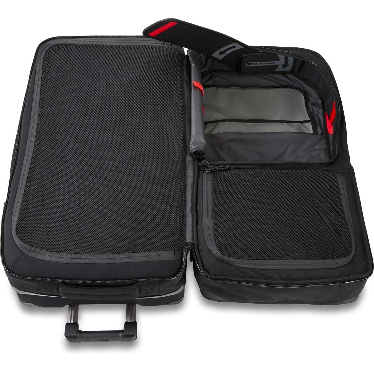 Dakine Split Roller Bag 110L Travel Luggage - Midnight Blooms Design | Spacious Wheeled Duffel for Air Travel, Camping & Sports Gear Storage