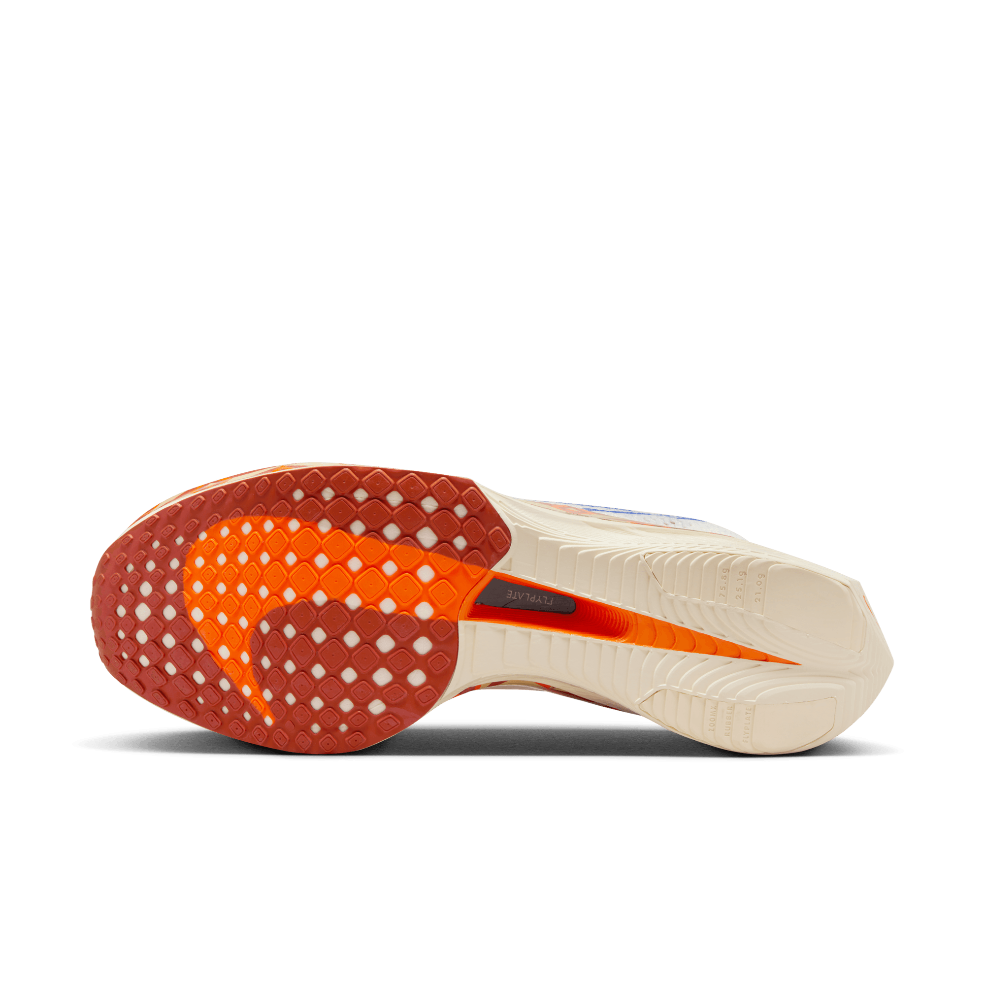 Nike Men's ZoomX Vaporfly 3 Premium Running Shoes - Lightweight Cushioned for Marathon & Road Racing (Sail/Hyper Royal/Safety Orange) - Perfect for Long Distance Running & Competitive Athletes