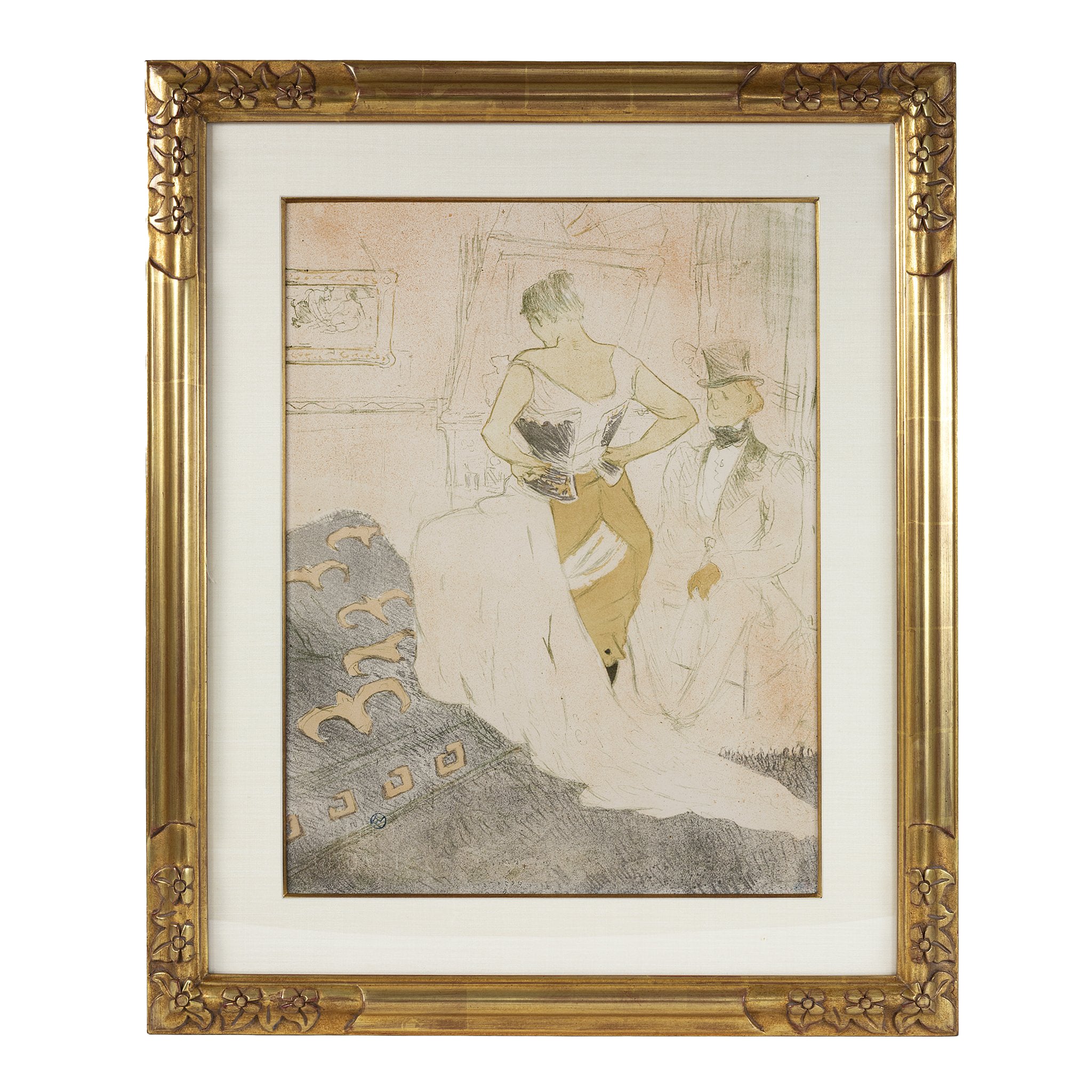 Henri de Toulouse-Lautrec Woman in a Corset Lithograph Print - Vintage Art Poster for Home Decor, Office Wall Art & Gift for Art Lovers