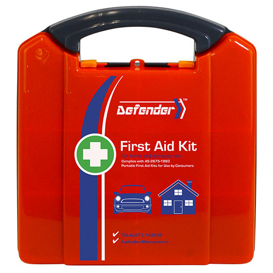 Defender 3 Series Premium First Aid Kit - 120-Piece Emergency Medical Supplies for Home, Car, Workplace & Outdoor Adventures - Compact Trauma Kit with Bandages, Gauze & First Aid Essentials
