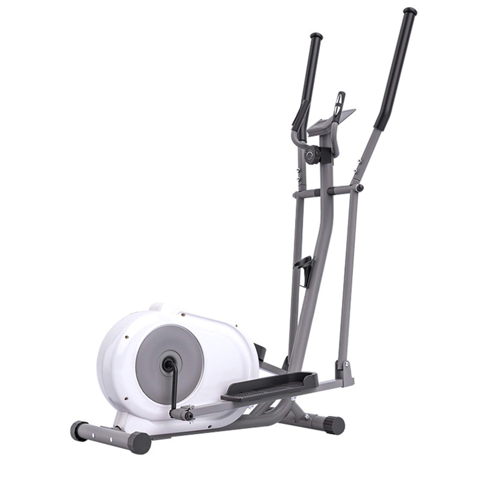 DEALRITE 3-in-1 Elliptical Trainer - Silent Foldable Home Exercise Machine with LCD Display | Compact Cross Trainer for Cardio Workouts in Small Spaces