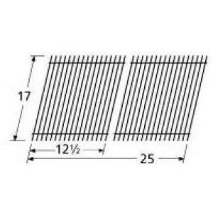 Charbroil Great Outdoors Grill Chef Master Forge 17x25 Inch Porcelain Cooking Grids - Perfect for Backyard BBQs, Camping & Outdoor Grilling