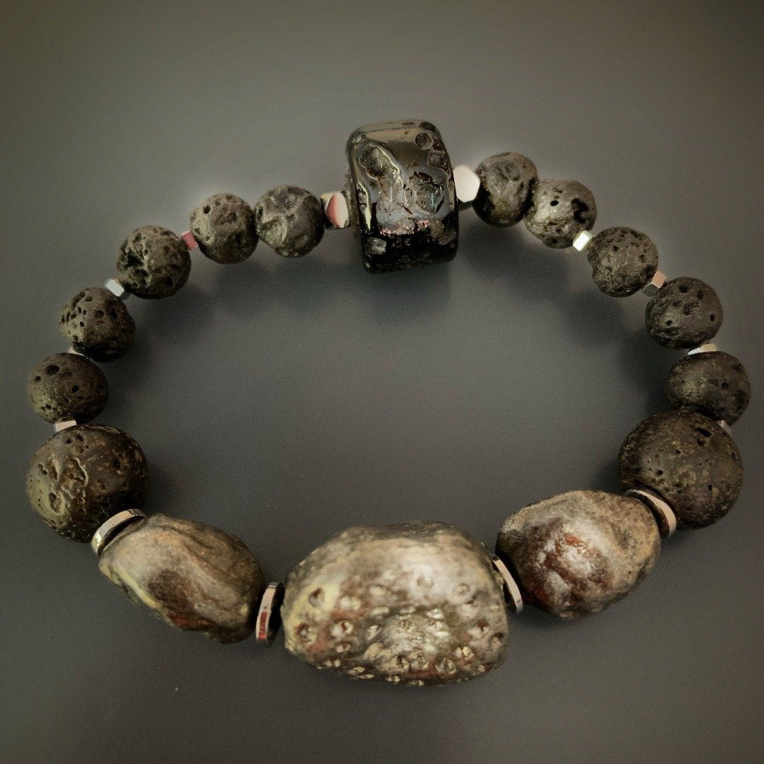 Vintage Tibetan Silver Bracelet for Women - Handmade Ethnic Boho Jewelry - Perfect for Festivals, Weddings & Boho Fashion