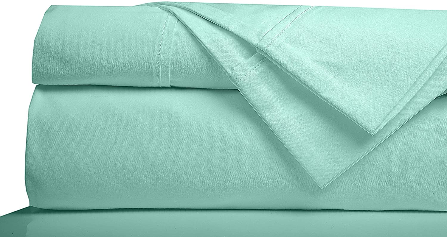 Premium 1000 Thread Count Egyptian Cotton Bed Sheets Set - 4 PC Luxury Hotel Quality Deep Pocket Fits Up to 17