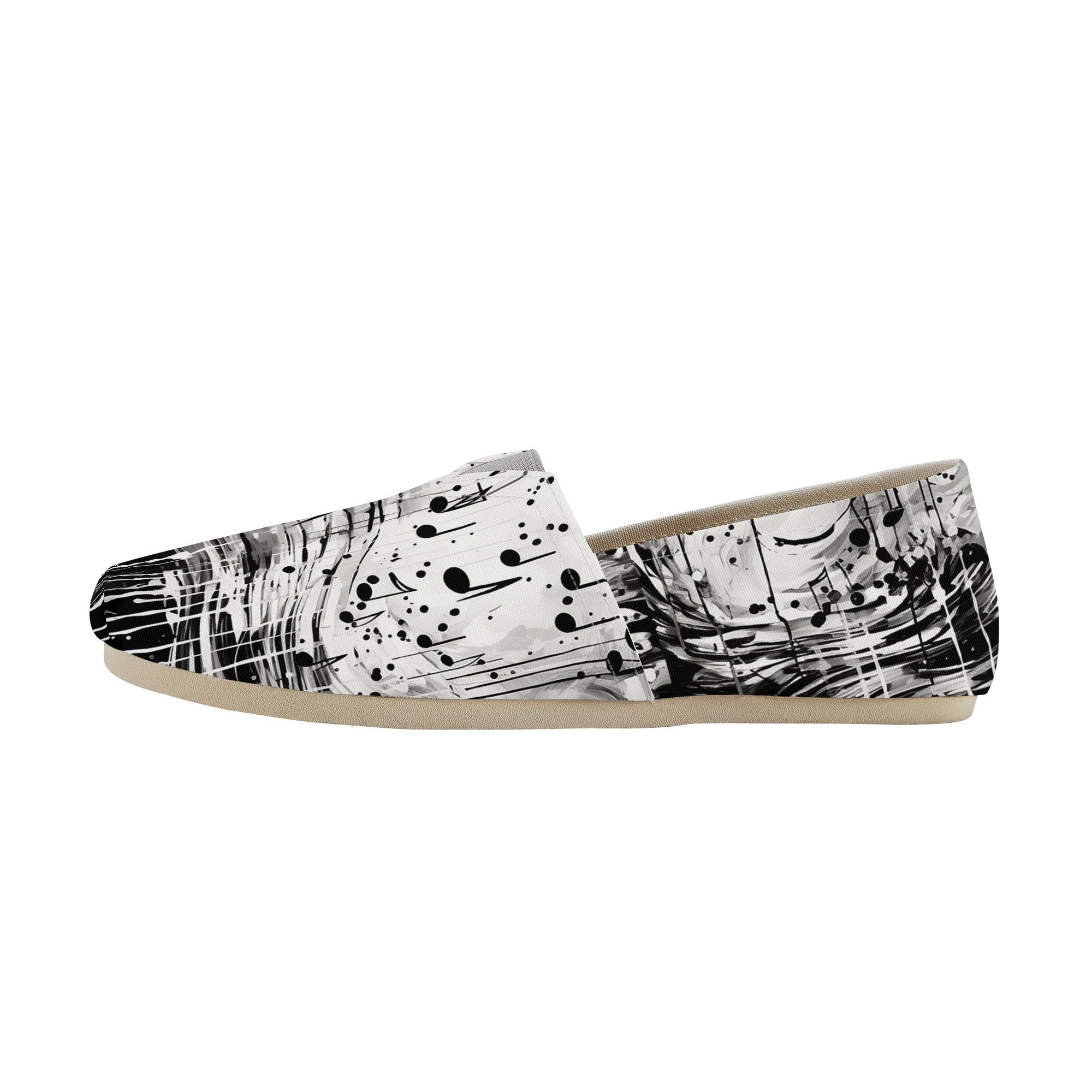 Stylish Music Notes Casual Shoes for Men & Women - Comfortable Walking Sneakers for Daily Wear, Music Lovers & Gift Ideas
