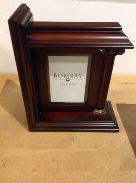 3x5 Bombay Wood Photo Frame - Elegant Handcrafted Picture Frame for Wall or Tabletop Display - Perfect for Home, Office, and Gift Giving