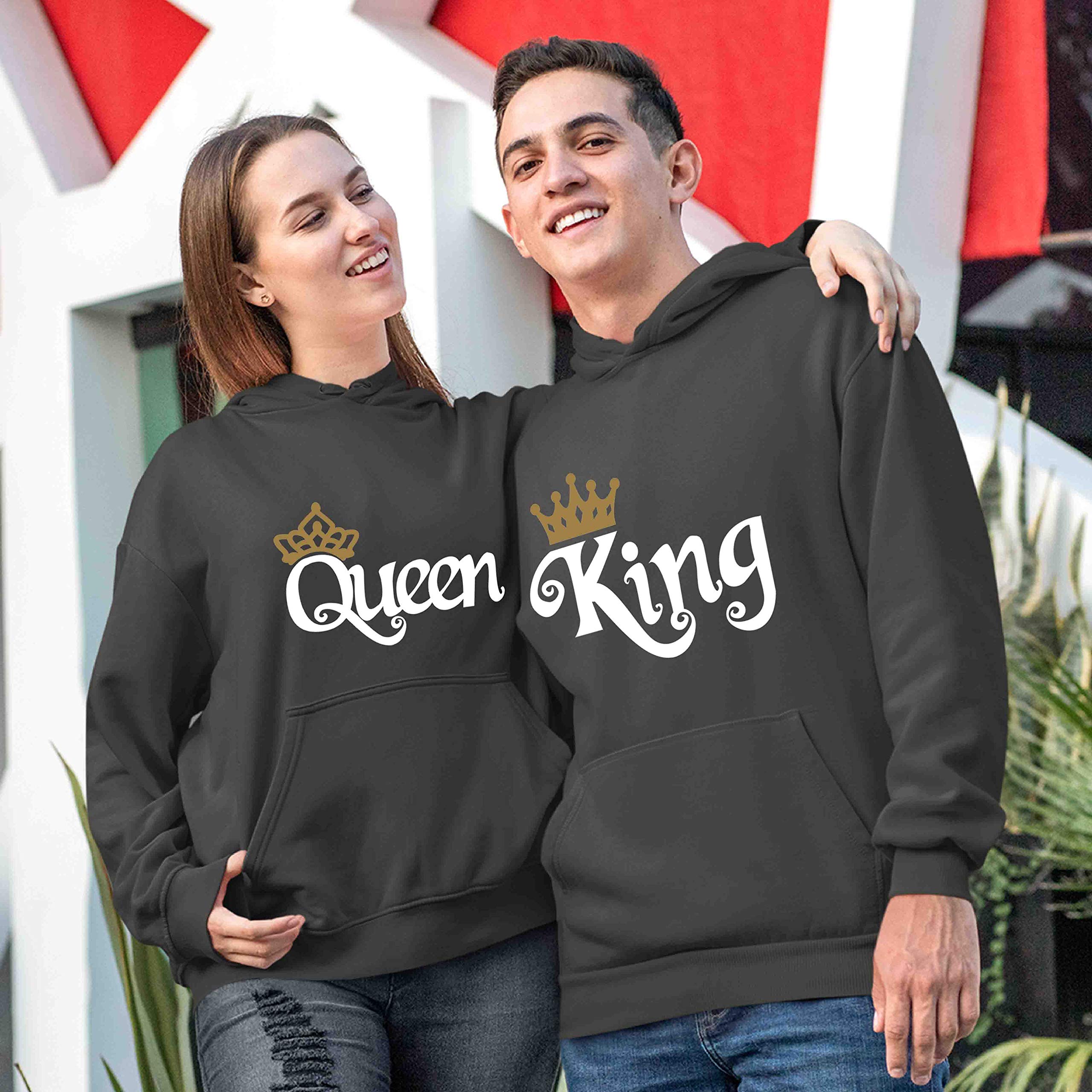 Best Unisex Family Hoodies with Kangaroo Pocket - Queen & King Couples Hoodies for Cozy Nights and Outdoor Adventures