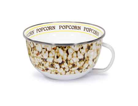 24oz Popcorn Snack Bowl Mug - Large Microwave Safe Snack Container for Movie Nights, Parties & Family Sharing