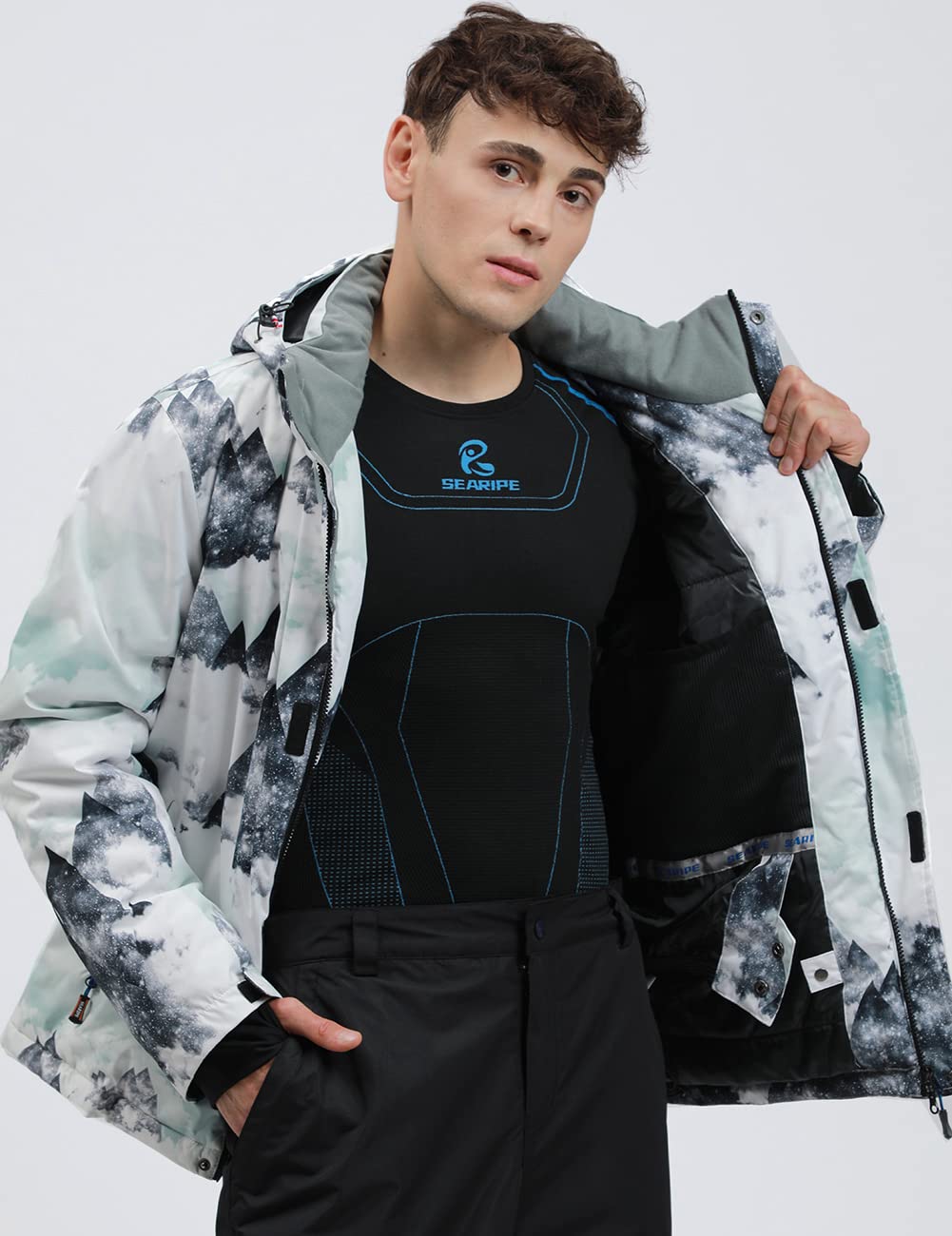 YEEFINE Men's Waterproof Ski Suit Set - Winter Snowboard Jacket & Pants for Outdoor Skiing, Snowboarding & Cold Weather Activities | Warm & Windproof Snowsuit for Men