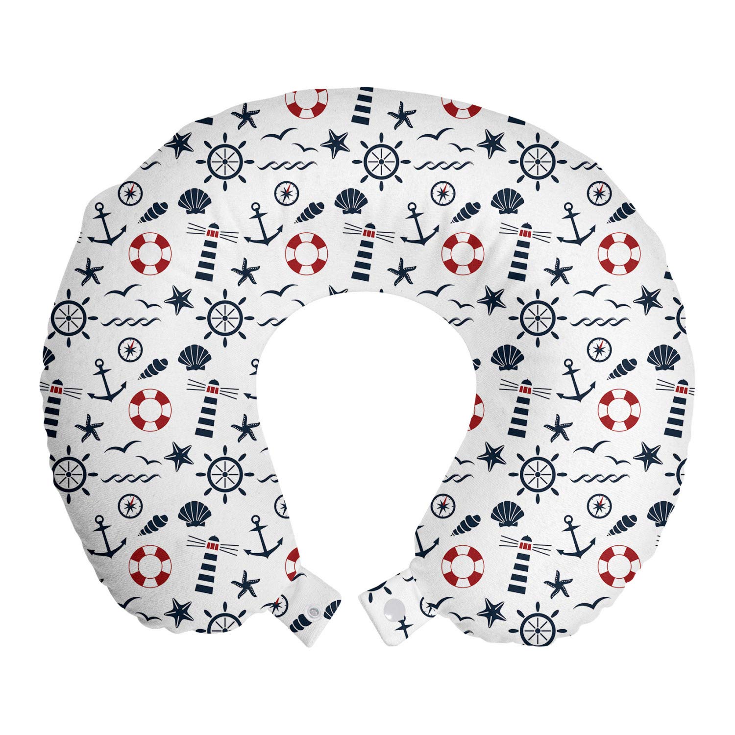 Ambesonne Memory Foam Travel Pillow - 12