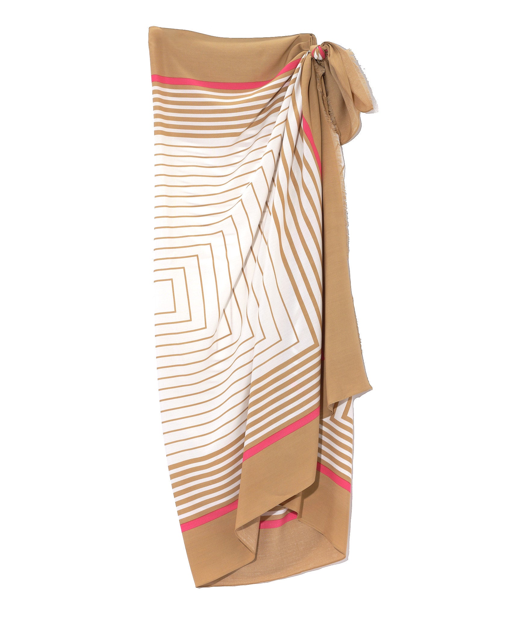Stylish Floral Print Sarong Wrap - Lightweight Beach Cover-Up for Women, Perfect for Poolside, Vacation & Summer Outfits