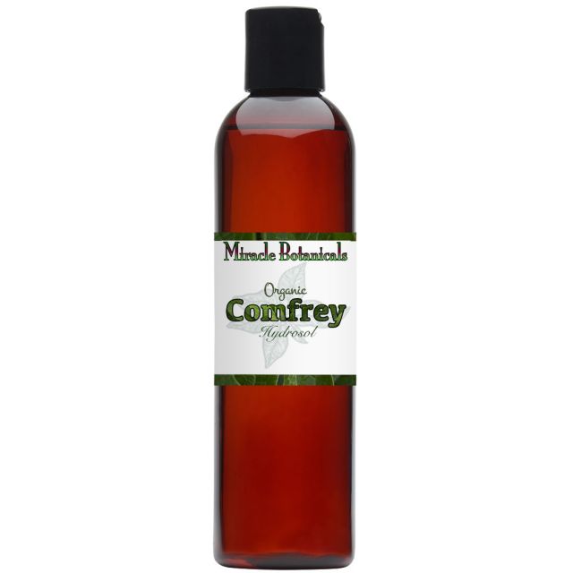 Organic Comfrey Hydrosol (Symphytum Officinale) - Natural Skin Soothing & Healing Solution for Face, Hair & Aromatherapy