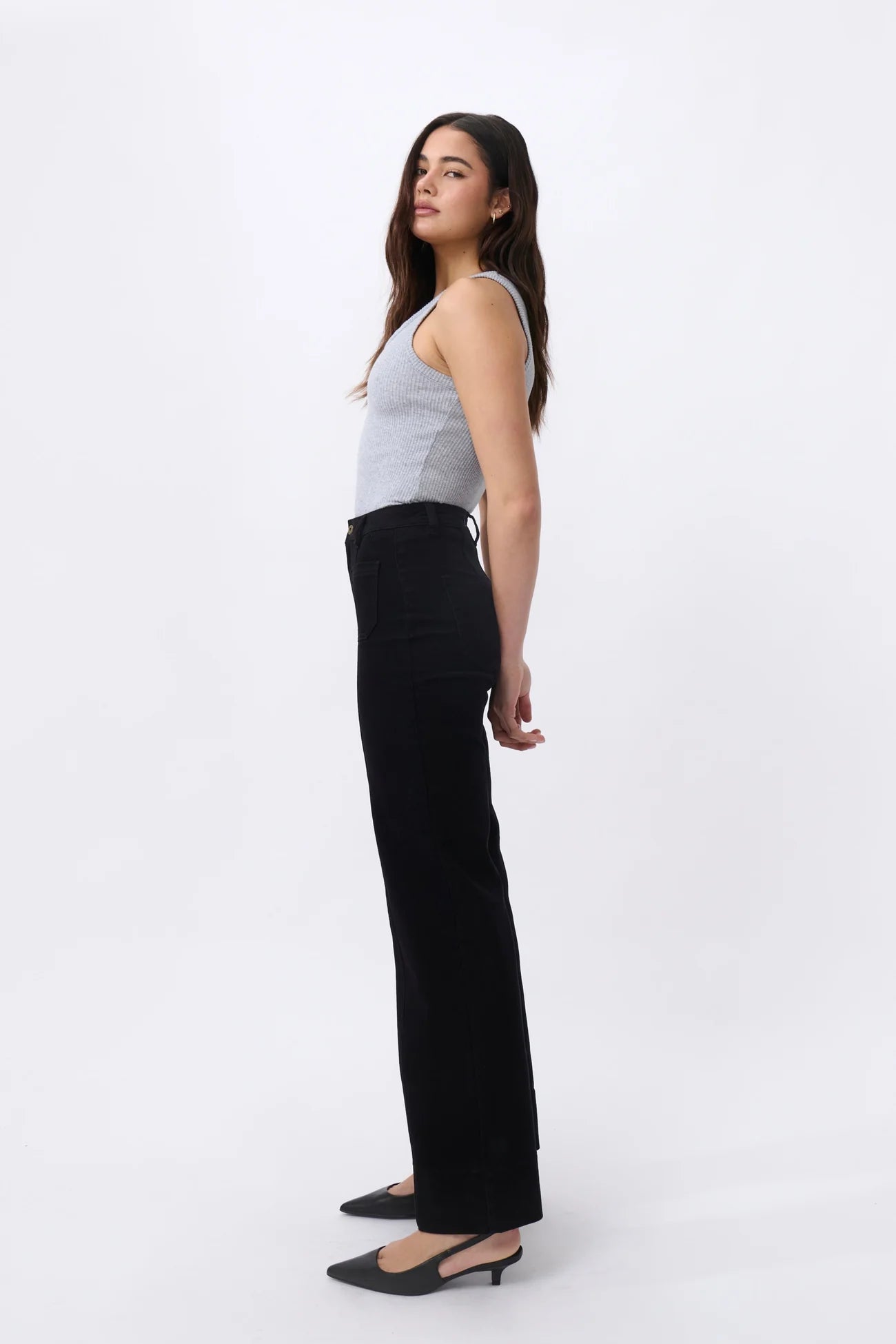 Kireina Farrah Jean Black - Stylish Women's Jeans for Casual Wear, Work & Everyday Outfits | Comfortable & Trendy Denim Pants