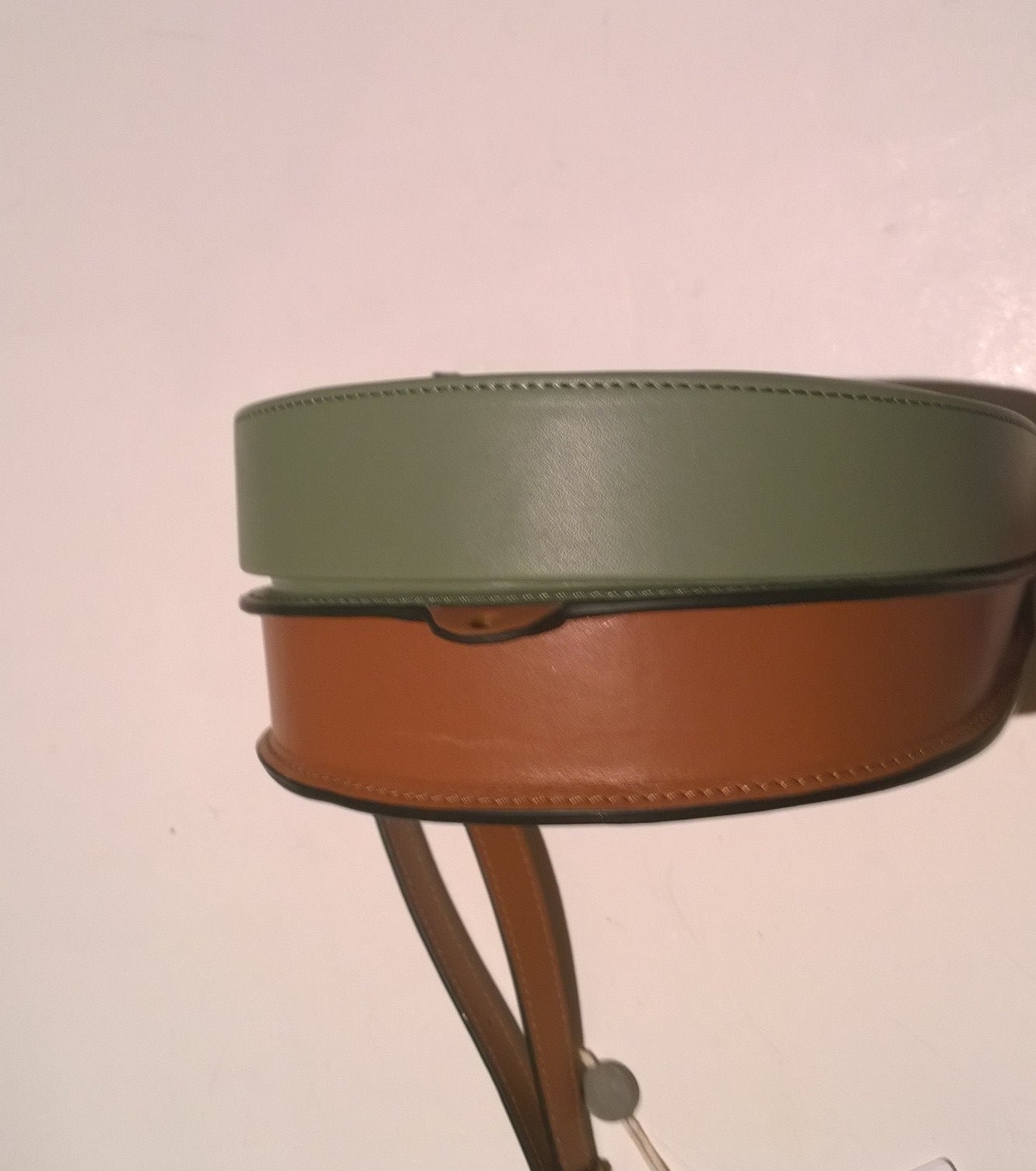 Loewe Duo Heel Bag - Rosemary Green & Tan Brown Leather Crossbody Purse for Women | Fashion Shoulder Bag for Daily Use, Travel & Special Occasions