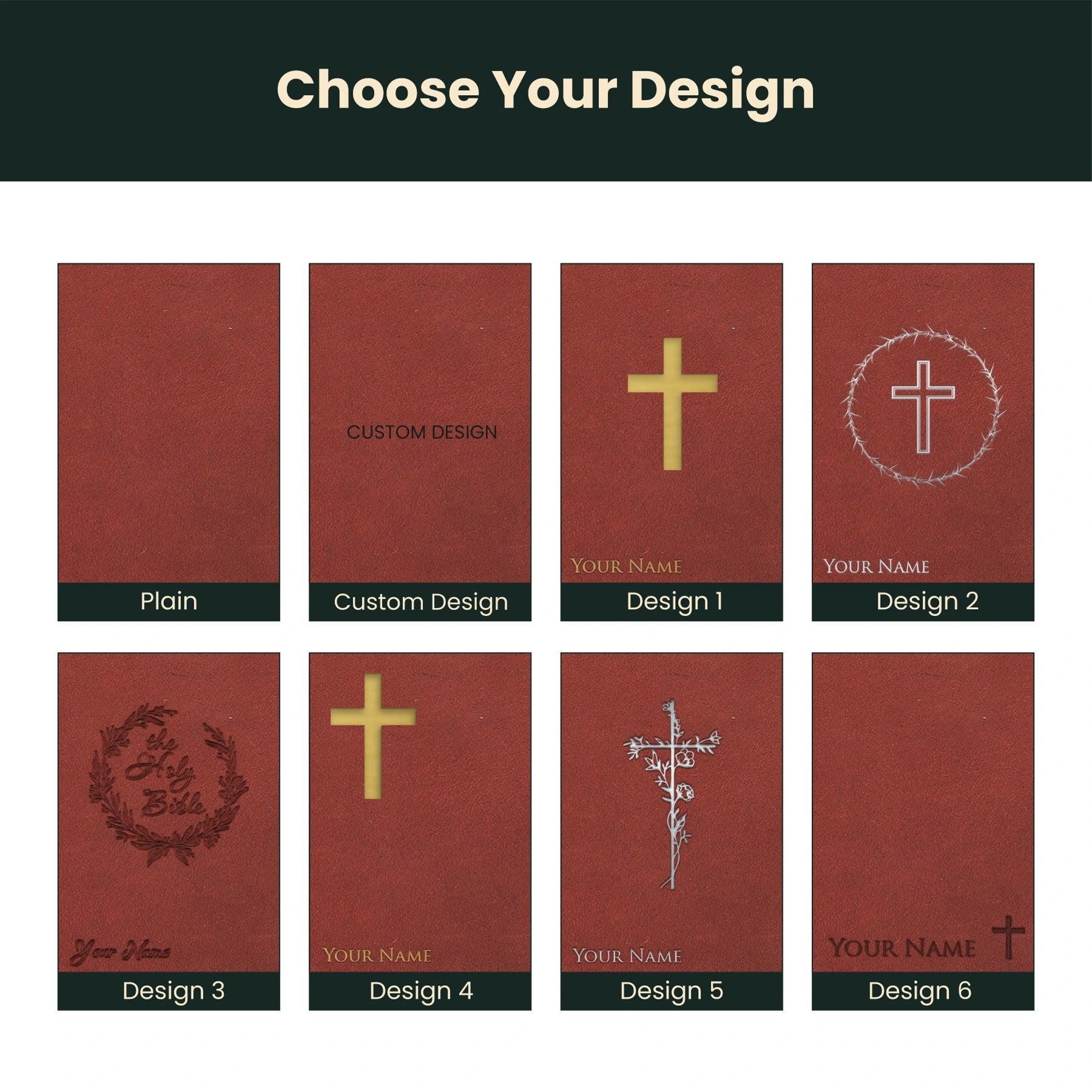 Classic Bible Cover - Durable & Stylish Protection for Your Holy Bible - Perfect for Church, Travel, and Daily Devotion