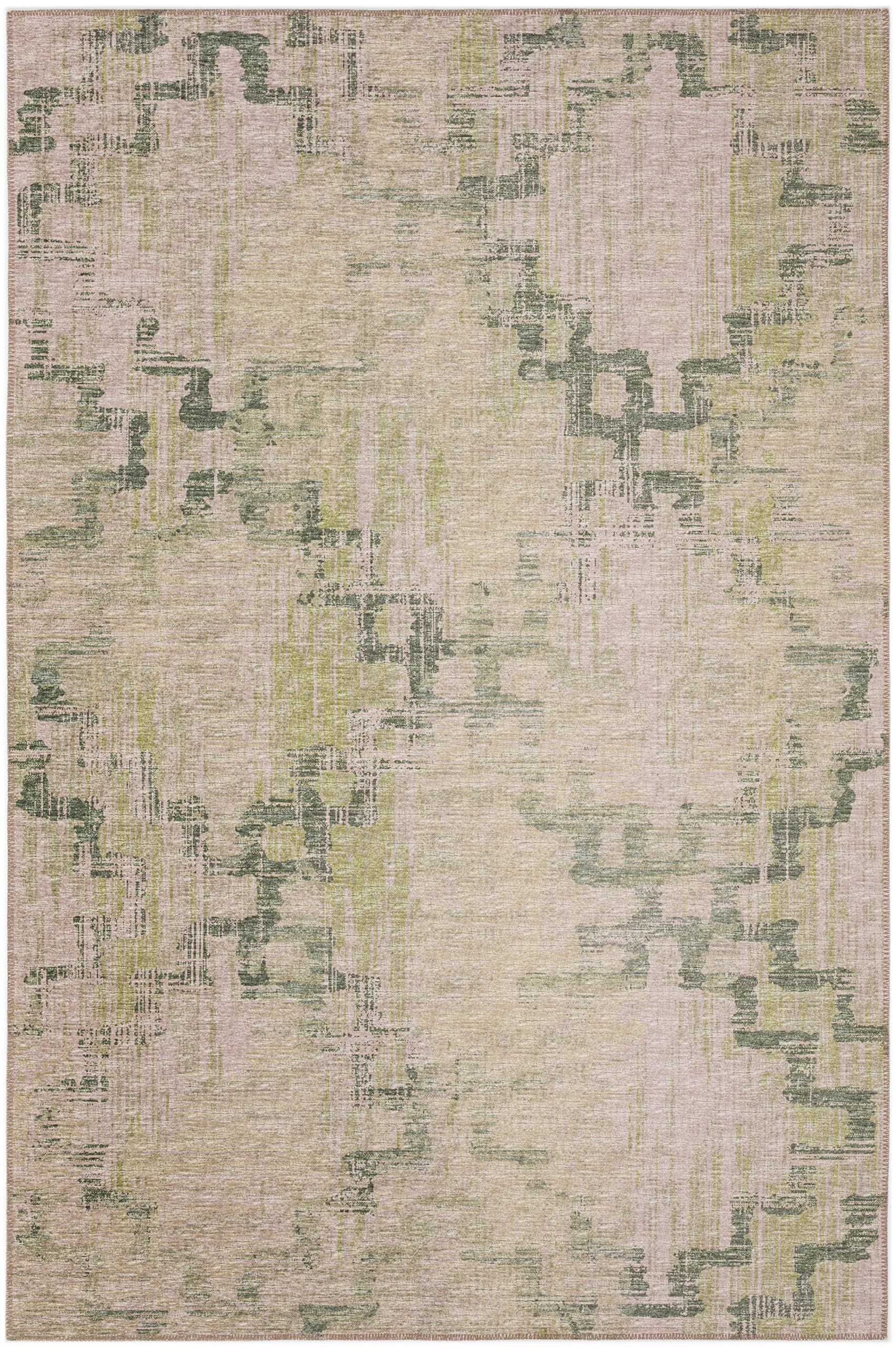 Addison Rugs Yuma AYU45 Green 8' x 10' Area Rug - Soft Indoor Outdoor Carpet for Living Room, Bedroom, Patio & Home Decor
